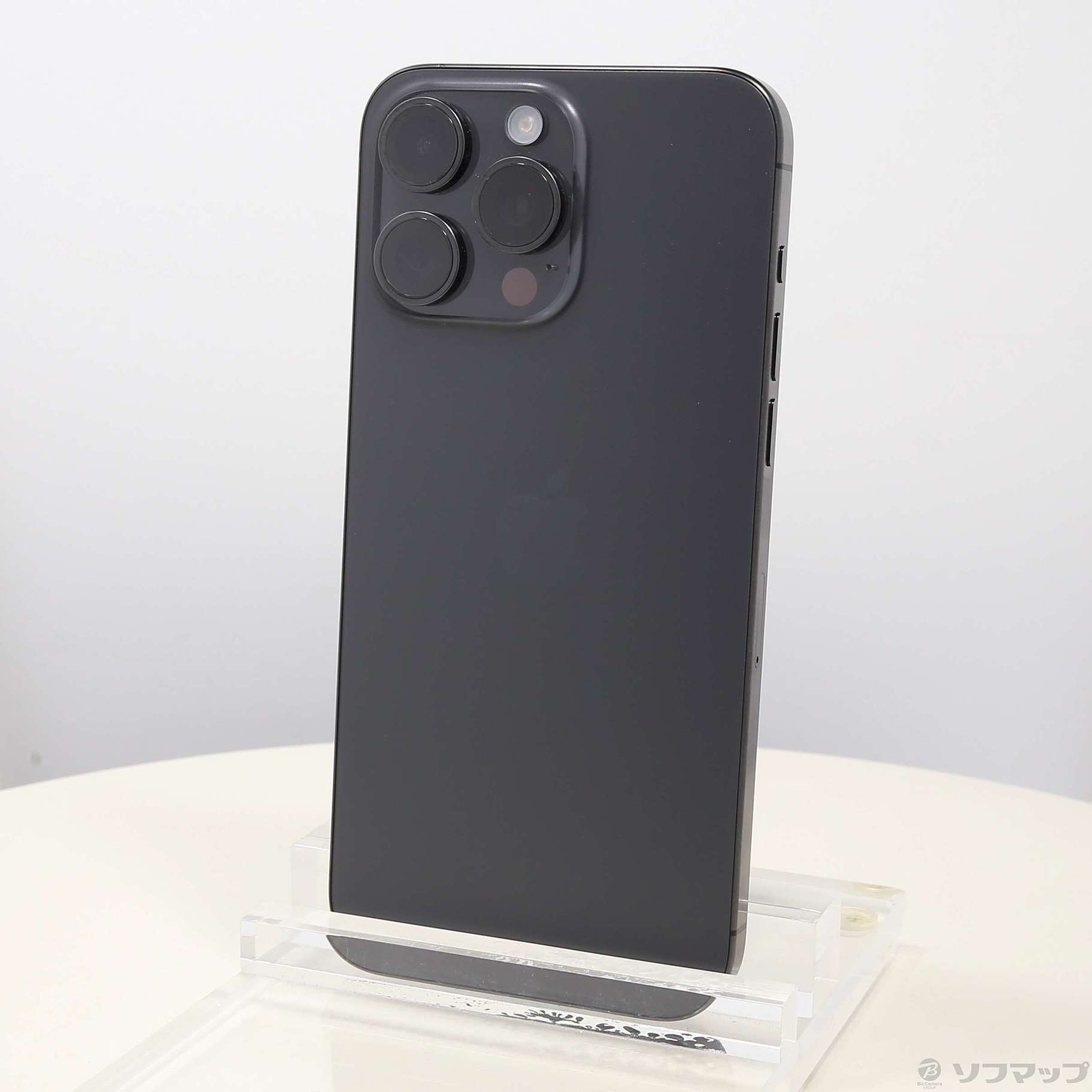 中古】iPhone15 Pro Max 512GB ブラックチタニウム MU6U3J／A SIM