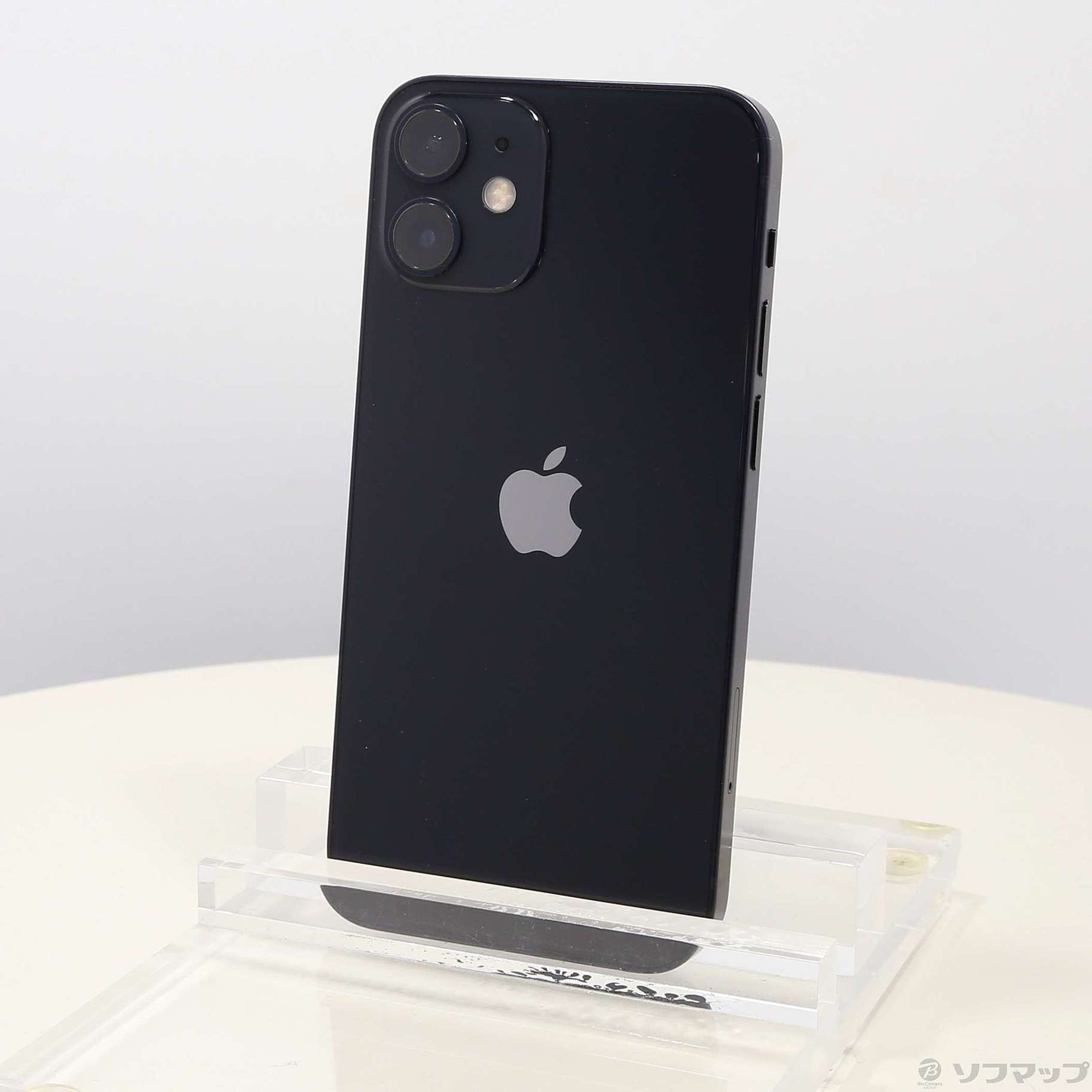 中古】iPhone12 mini 64GB ブラック MGA03J／A SIMフリー  