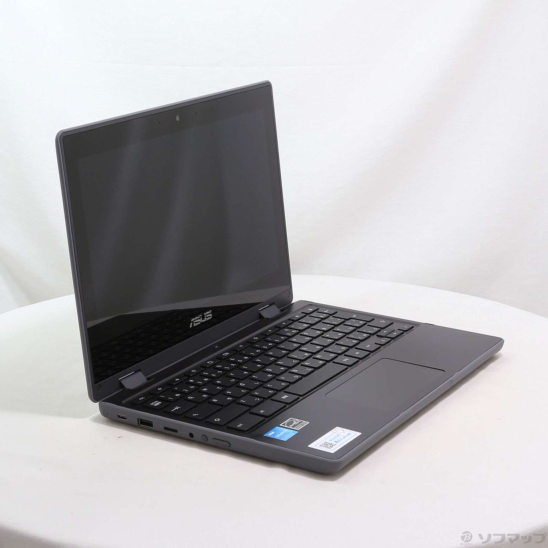 中古】Chromebook CR1 CR1100FKA-BP0002 ダークグレー ［Celeron N4500 (1.1GHz)／4GB／eMMC64GB／11.6インチワイド］  [2133057056473] - リコレ！|ビックカメラグループ ソフマップの中古通販サイト