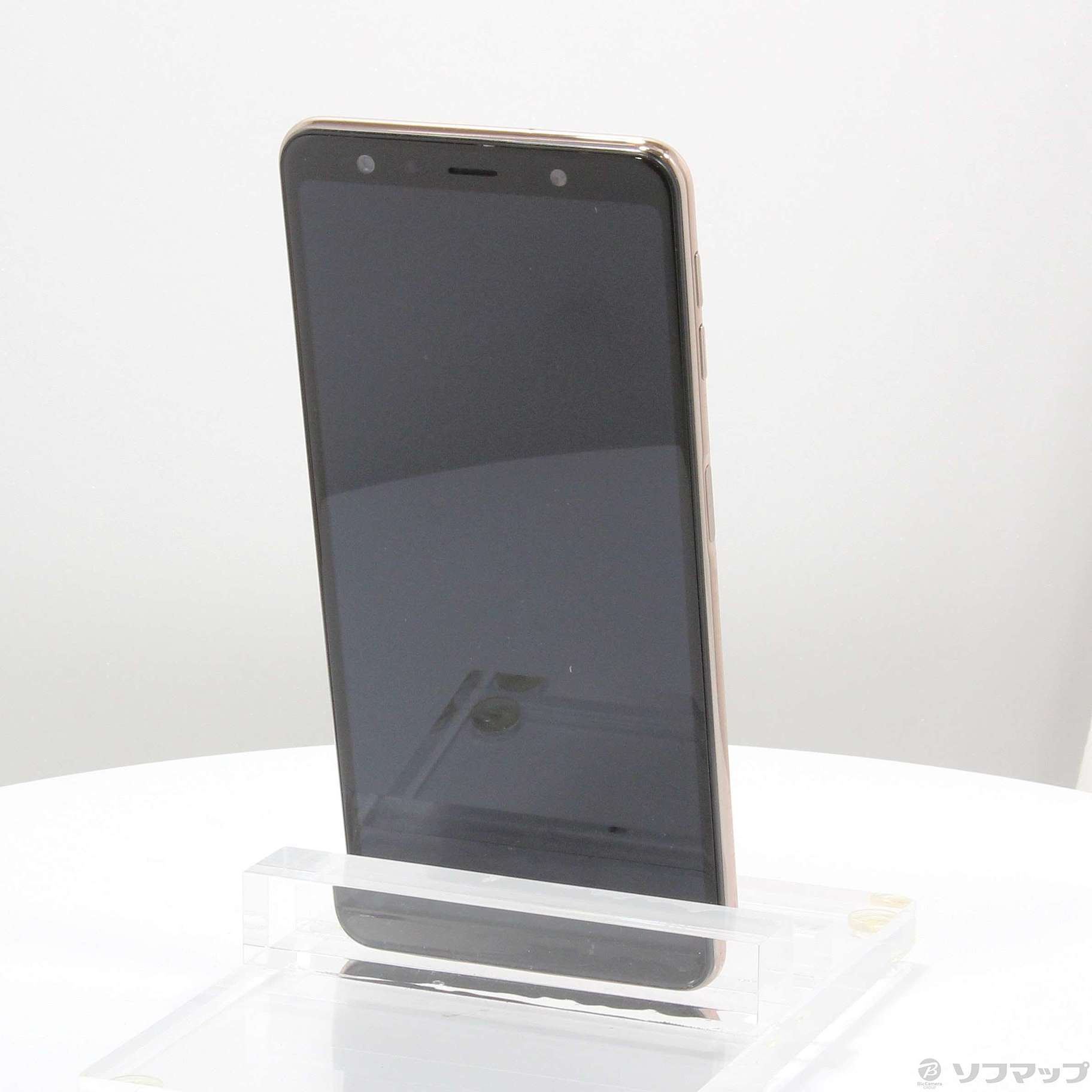 中古】GALAXY A7 64GB ゴールド SM-A750C 楽天 SIMフリー