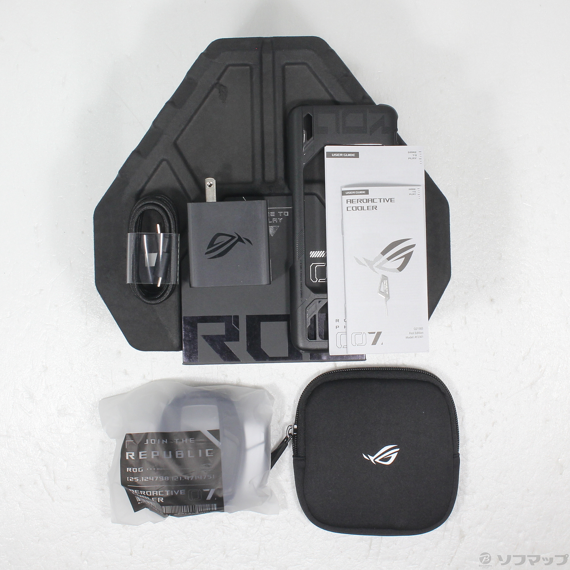 中古】ROG Phone 7 Ultimate 512GB ストームホワイト ROG7U-WH16R512