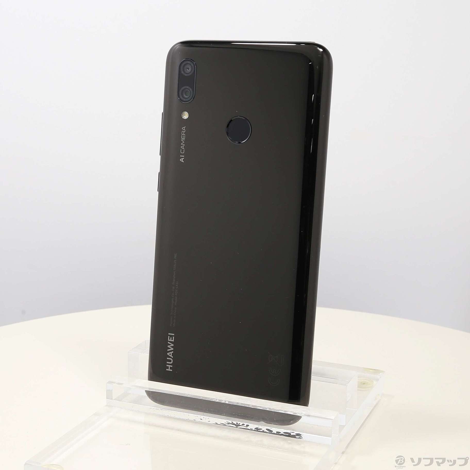 中古】HUAWEI nova lite3 32GB ミッドナイトブラック POT-LX2J SIM 