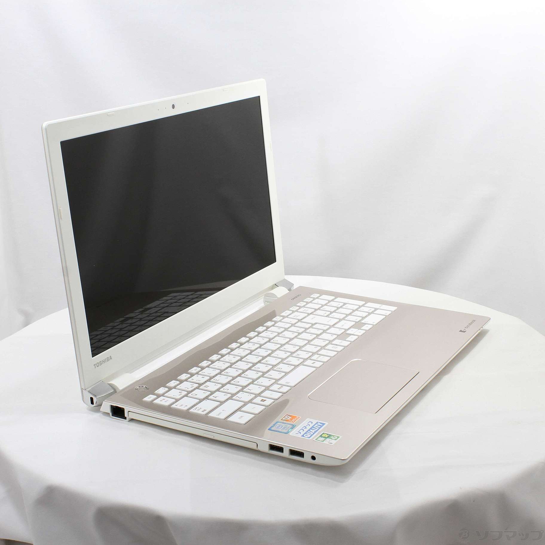 中古】格安安心パソコン dynabook T65／EG PT65EGP-SJA サテンゴールド