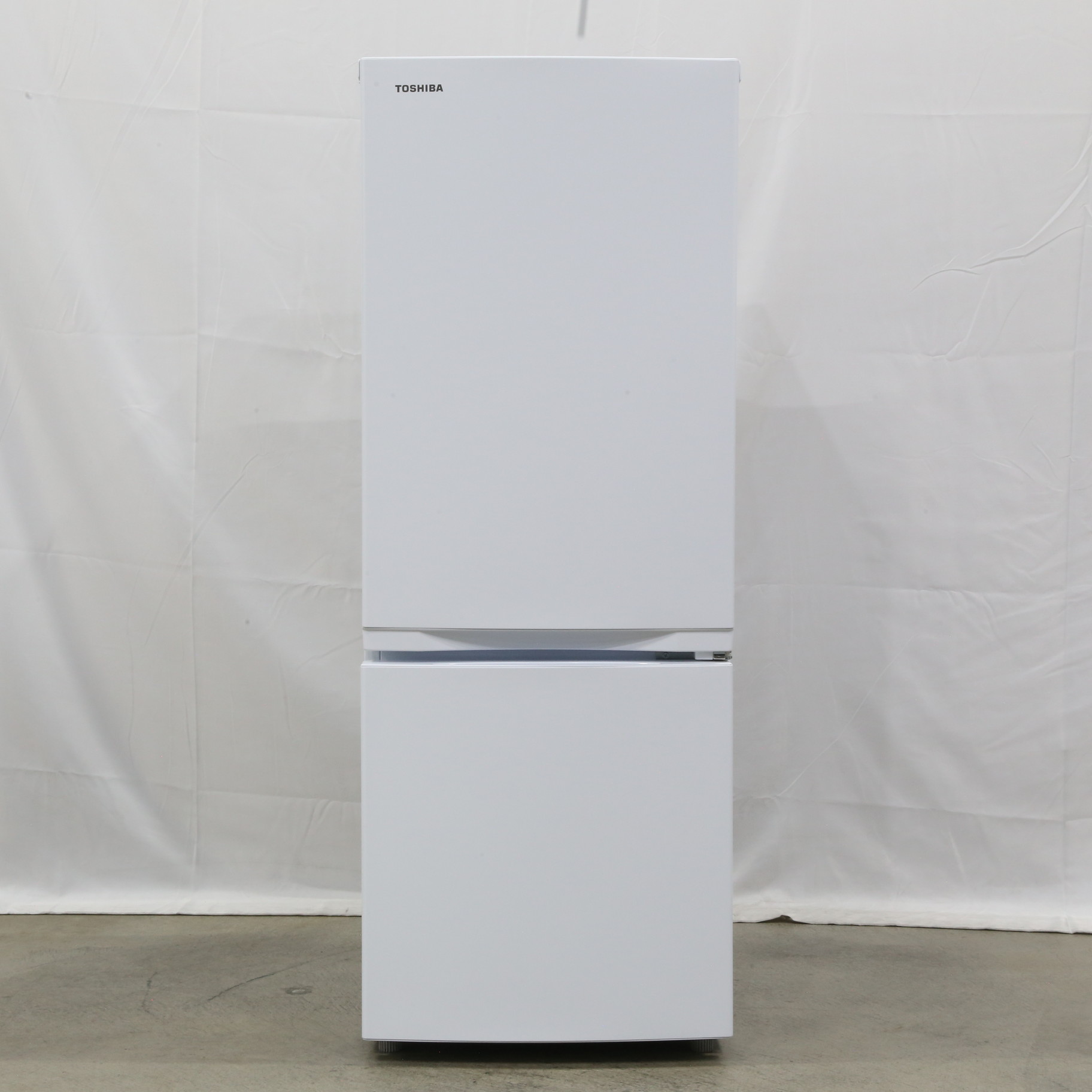 中古】〔展示品〕 2ドア冷蔵庫 セミマットホワイト GR-V15BS(W) ［幅