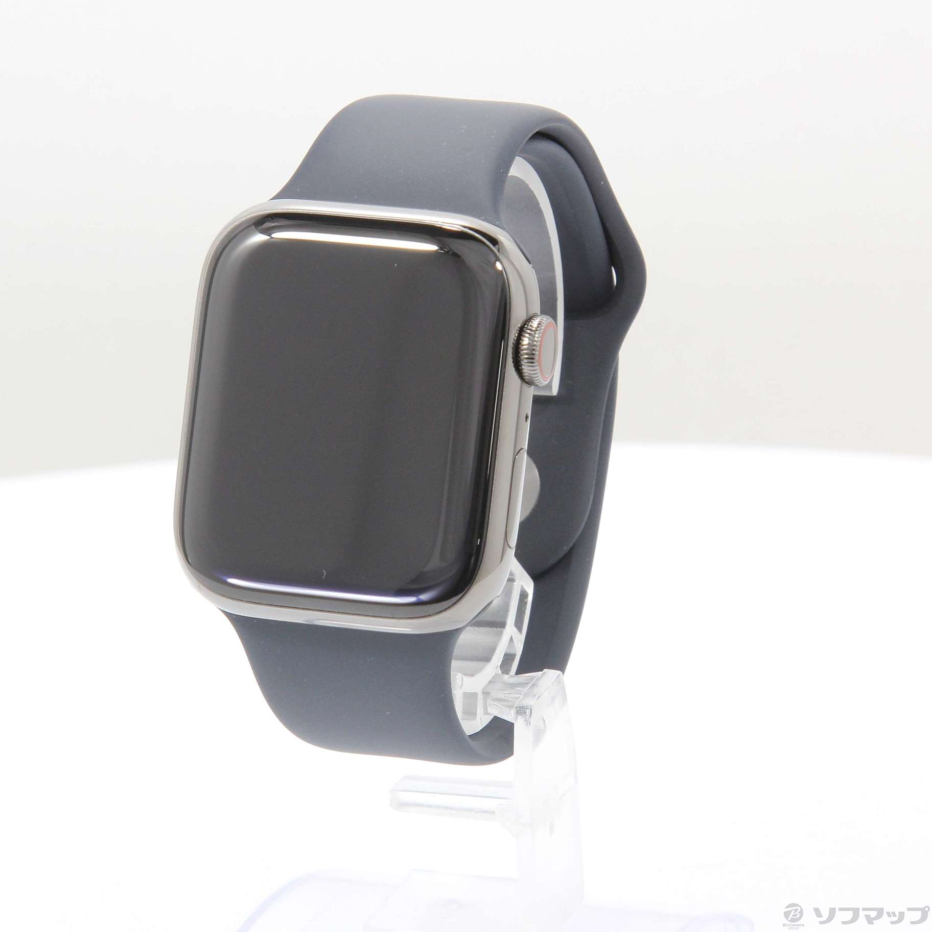 中古】Apple Watch Series 7 GPS + Cellular 45mm グラファイトステンレススチールケース  ミッドナイトスポーツバンド [2133057130692] - リコレ！|ビックカメラグループ ソフマップの中古通販サイト