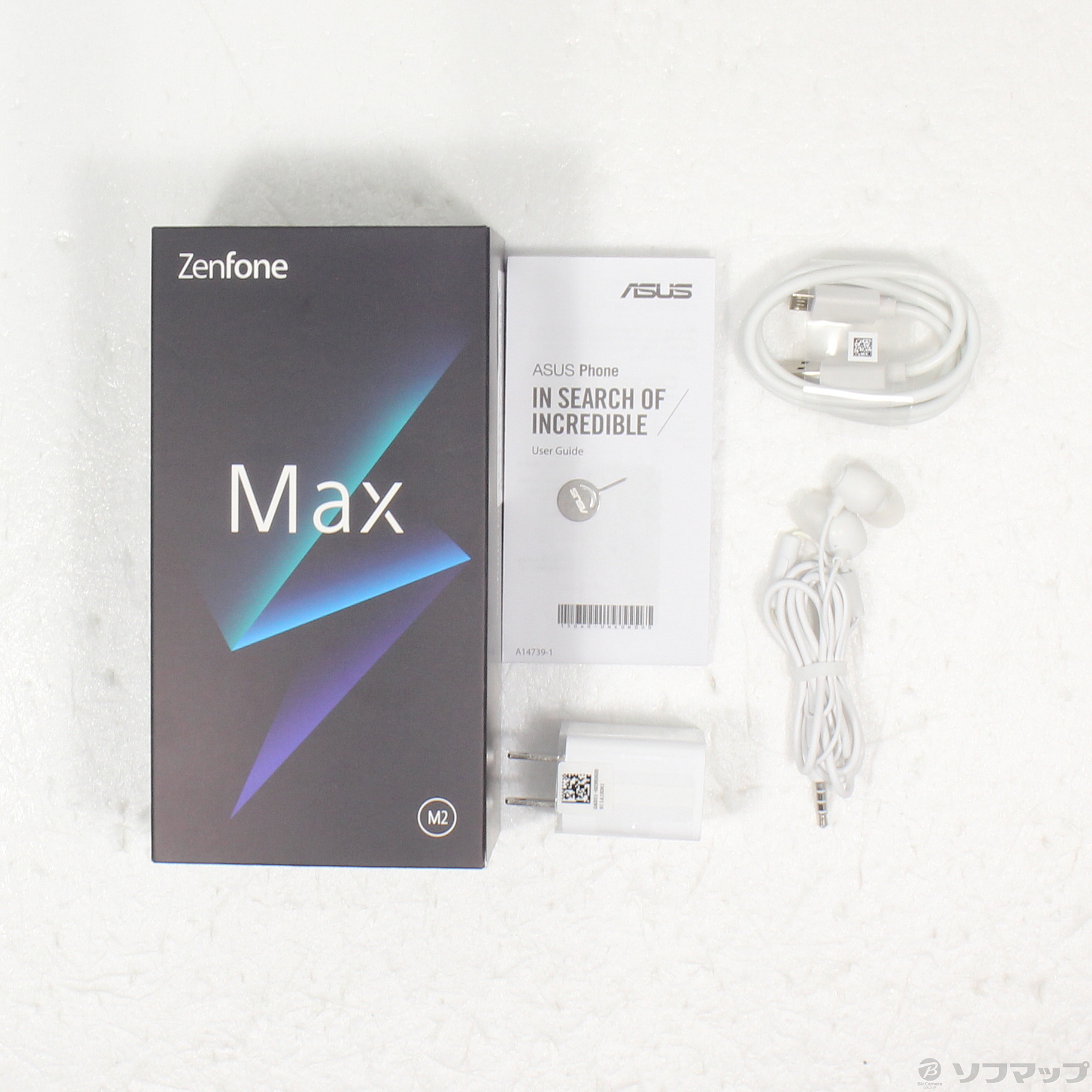 中古】ZenFone Max M2 32GB ミッドナイトブラック ZB633KL
