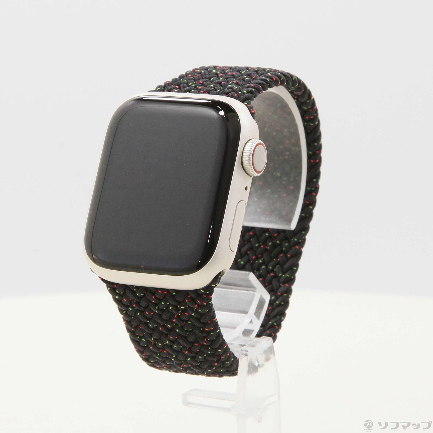 中古】Apple Watch Series 8 GPS + Cellular 41mm スターライトアルミニウムケース Black  Unityブレイデッドソロループ [2133057146235] - リコレ！|ビックカメラグループ ソフマップの中古通販サイト