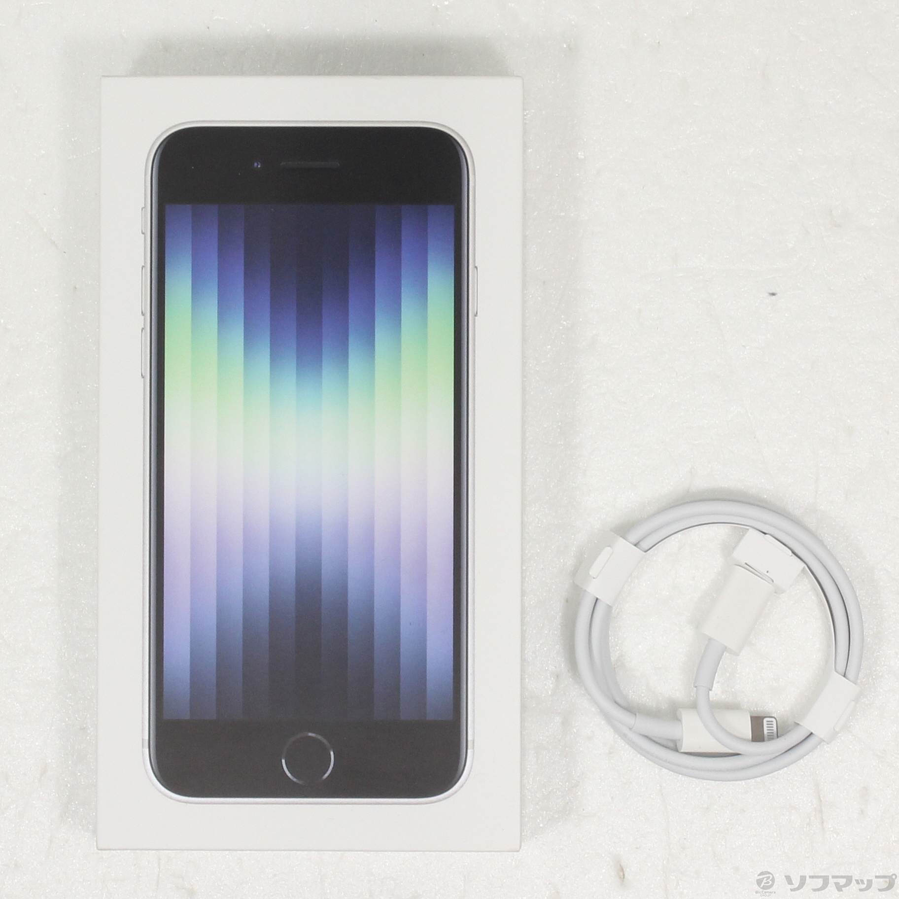 中古】iPhone SE 第3世代 256GB スターライト MMYK3J／A SIMフリー