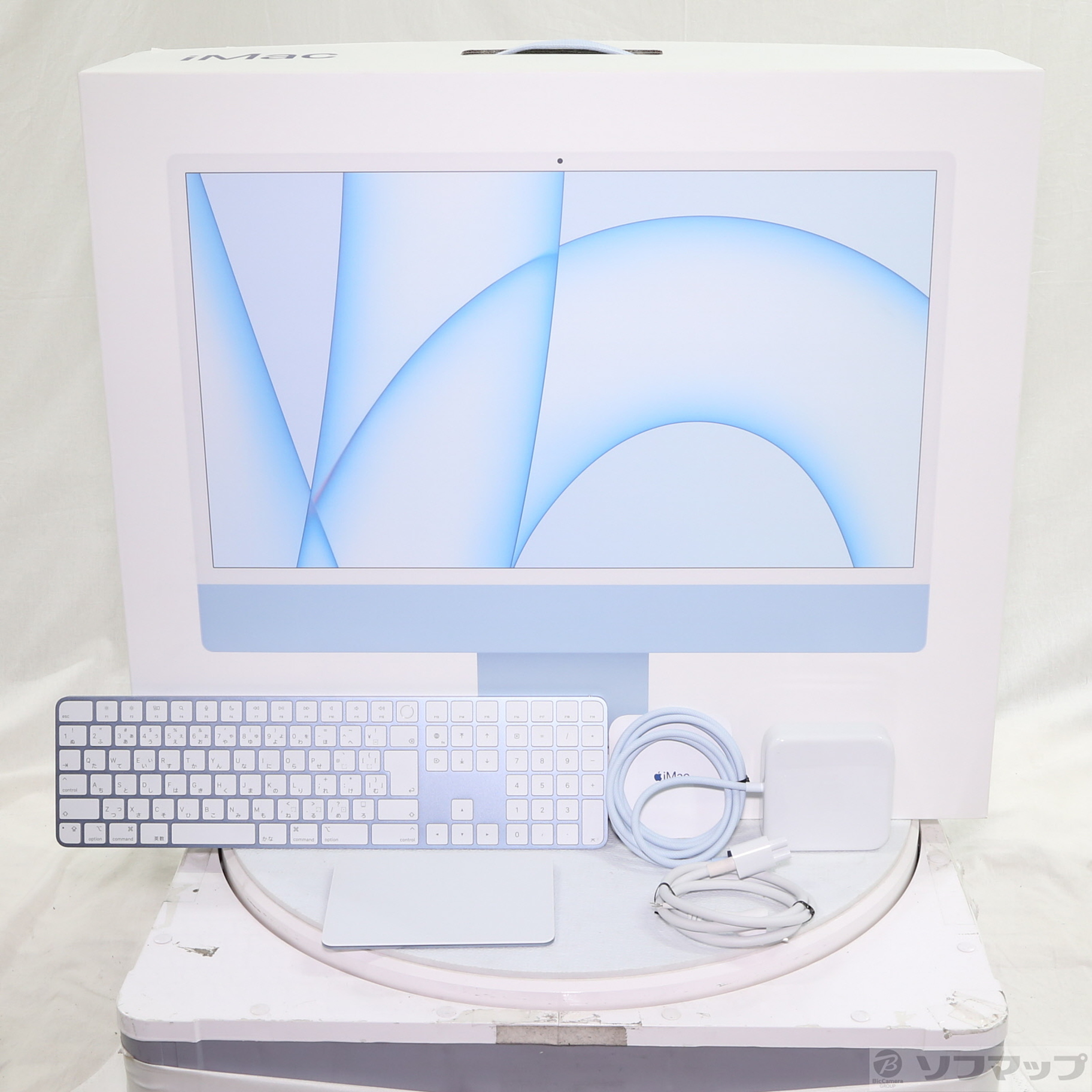 値下げ！【美品】 Apple iMac 2021 24インチ M1 ブルー 値下げ！【美品】 Apple iMac 2021 24インチ M1 ブルー