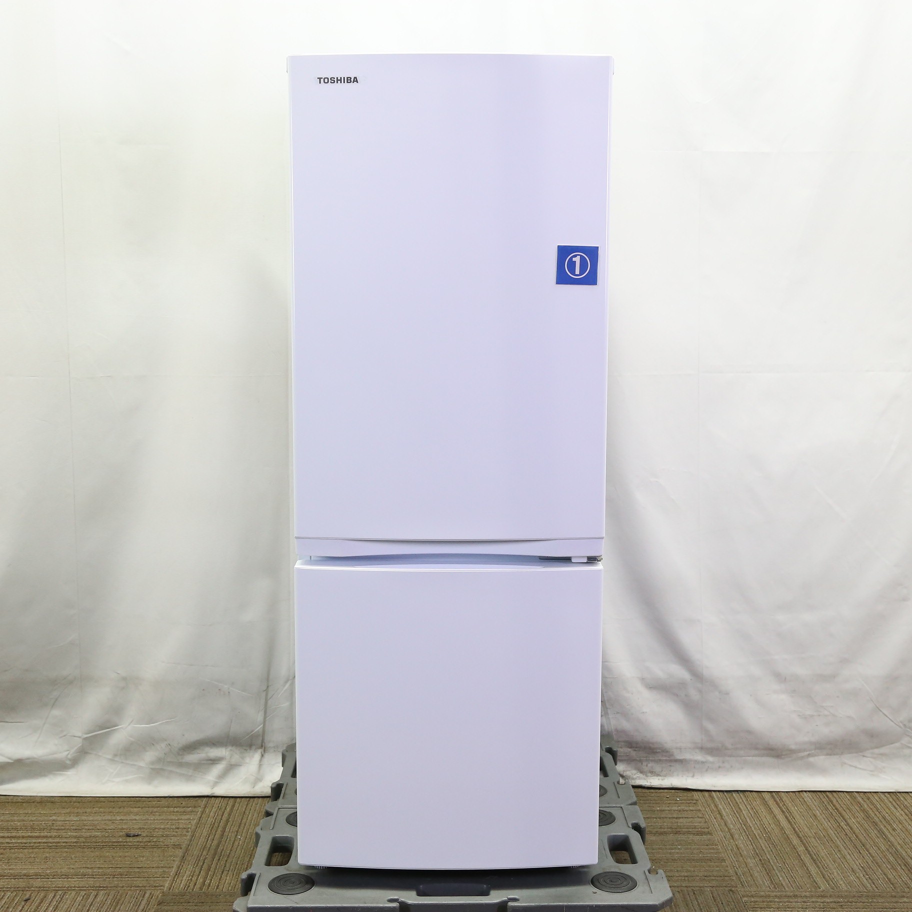 中古】〔展示品〕 2ドア冷蔵庫 セミマットホワイト GR-V15BS(W) ［幅 