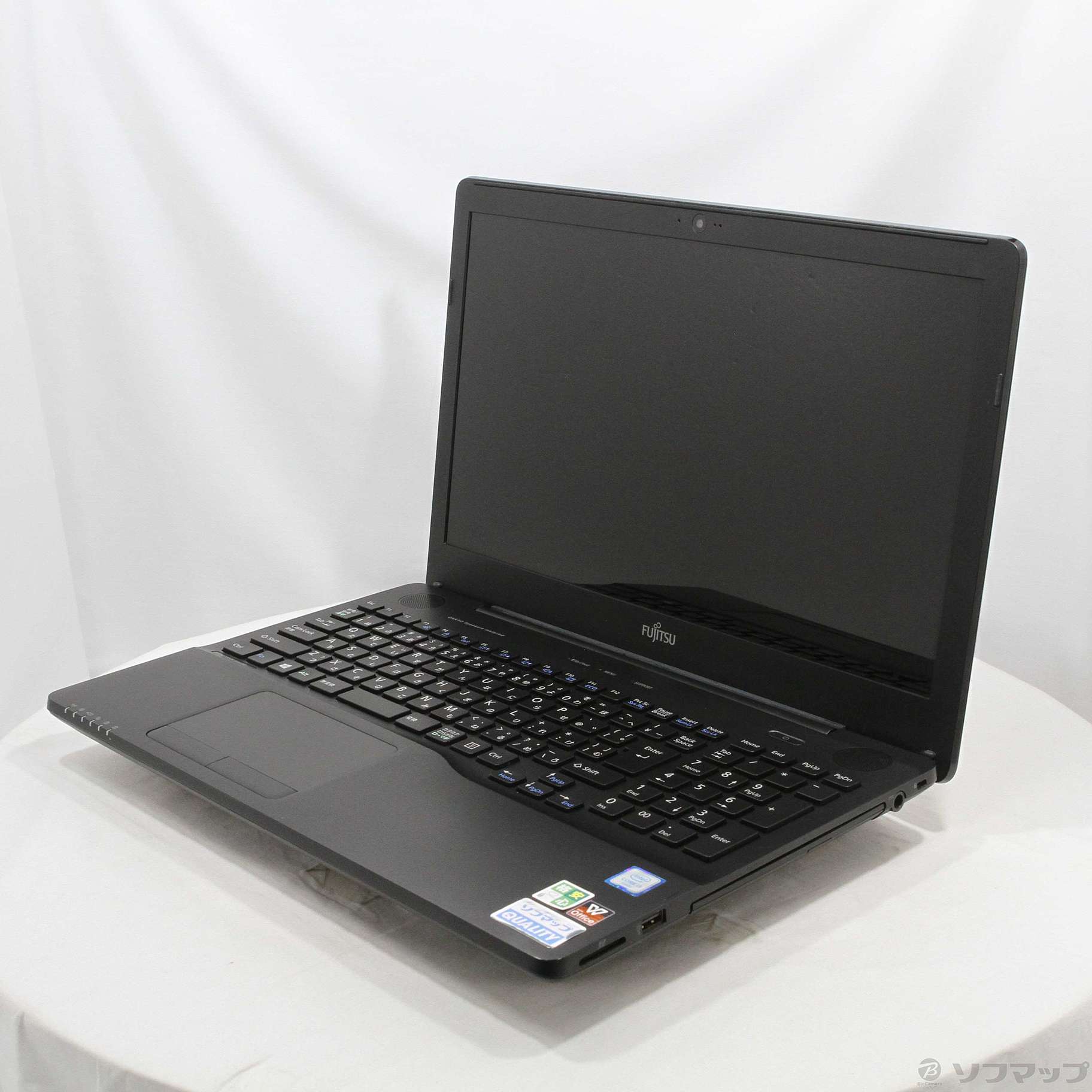 中古】格安安心パソコン LIFEBOOK AH45／A3 FMVA45A3B シャイニーブラック 〔Windows 10〕  ［Core-i3-6100U (2.3GHz)／4GB／HDD1TB／15.6インチワイド］ [2133057194809] -  リコレ！|ビックカメラグループ ソフマップの中古通販サイト