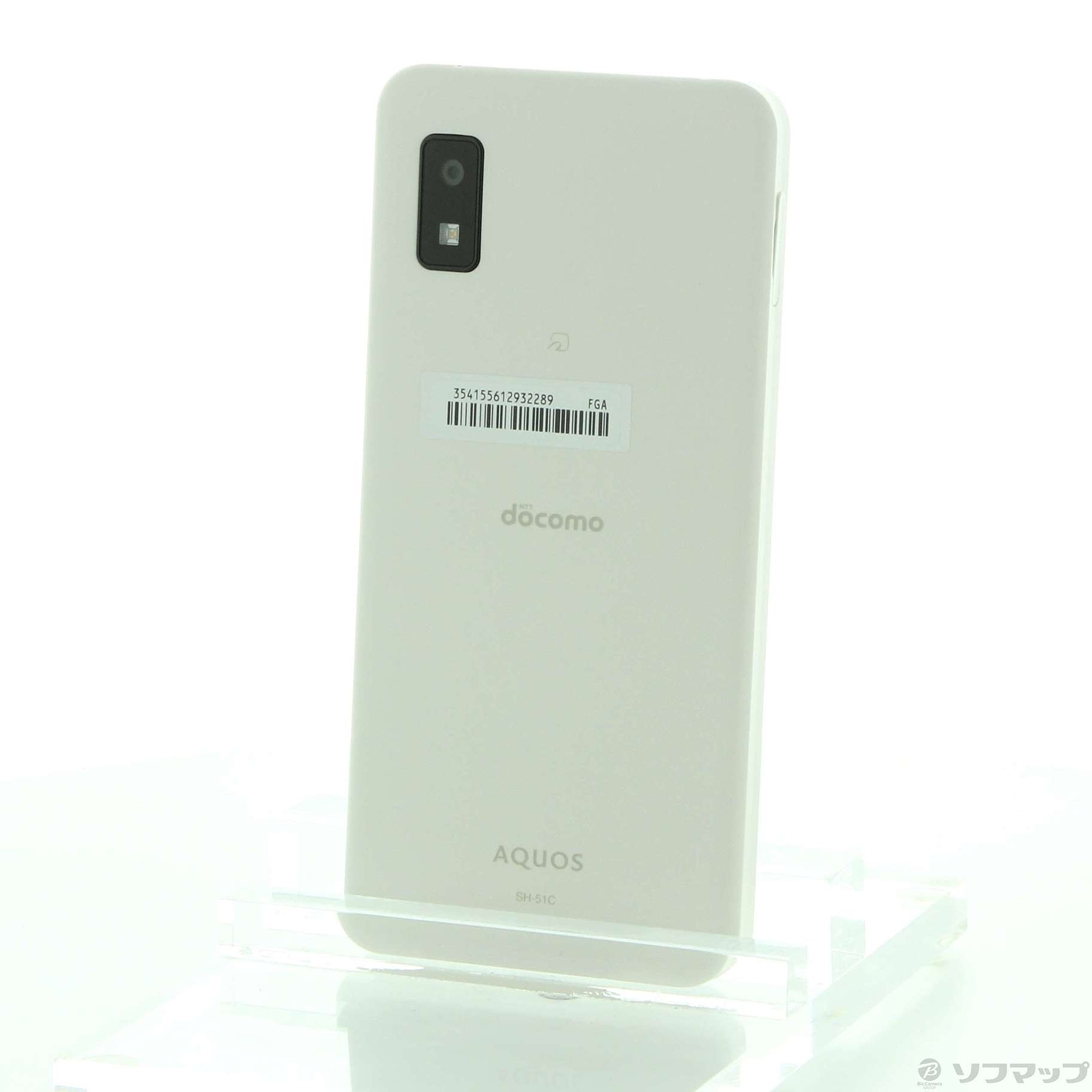 中古】AQUOS wish2 64GB ホワイト SH-51C docomo SIMフリー 
