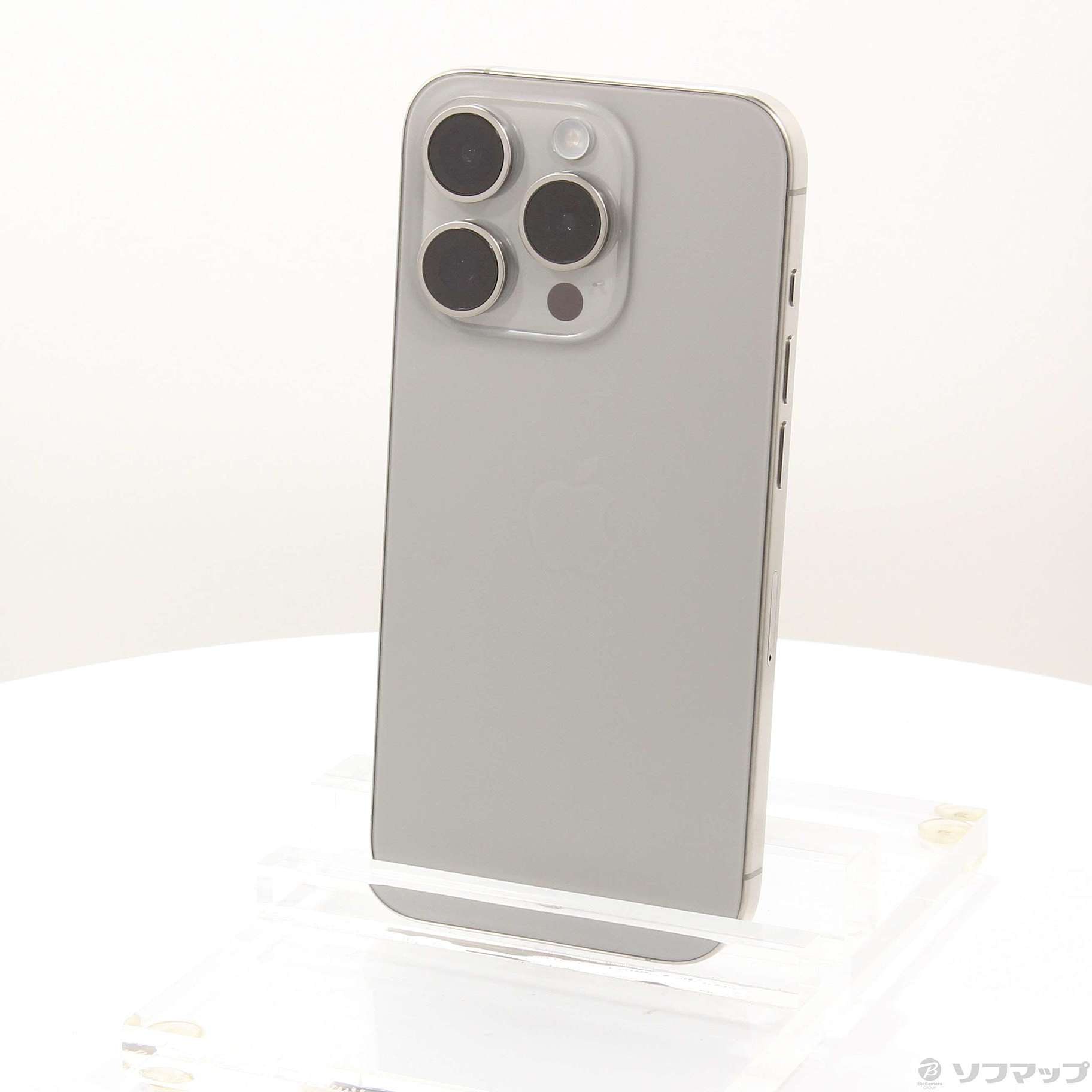 中古】iPhone15 Pro 128GB ナチュラルチタニウム MTU93J／A SIMフリー 