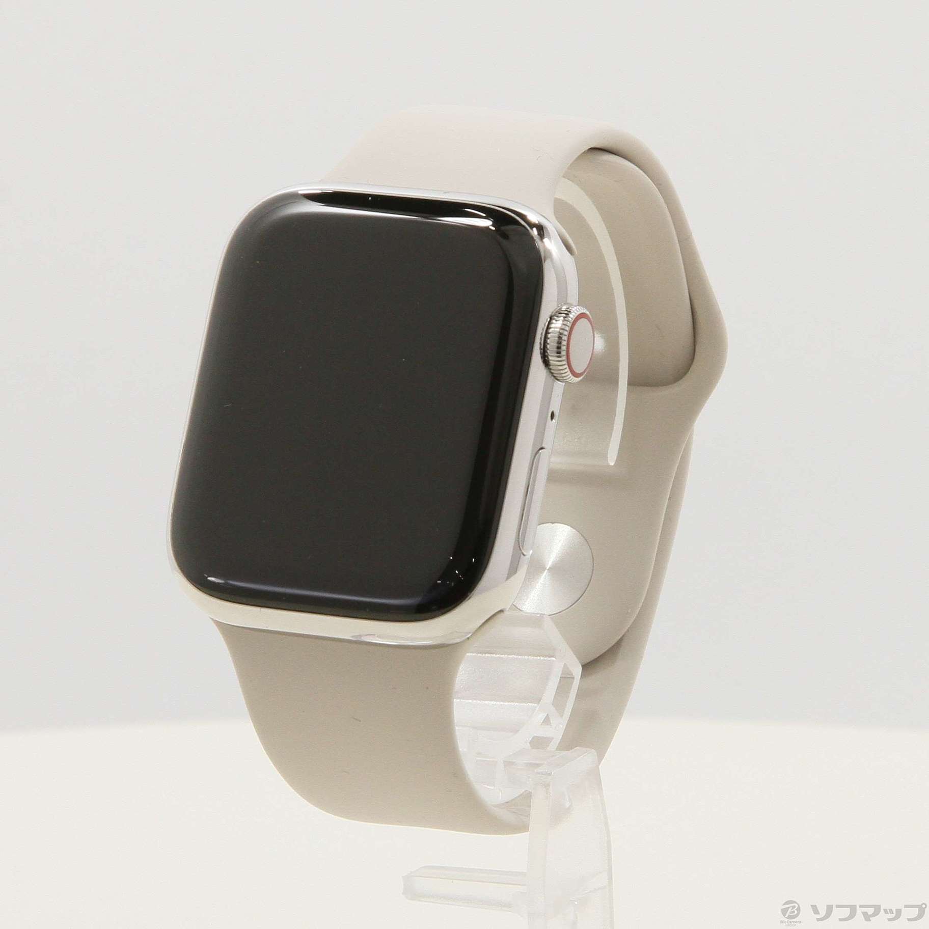 中古】Apple Watch Series 7 GPS + Cellular 45mm シルバーステンレススチールケース スターライトスポーツバンド  [2133057225626] - リコレ！|ビックカメラグループ ソフマップの中古通販サイト