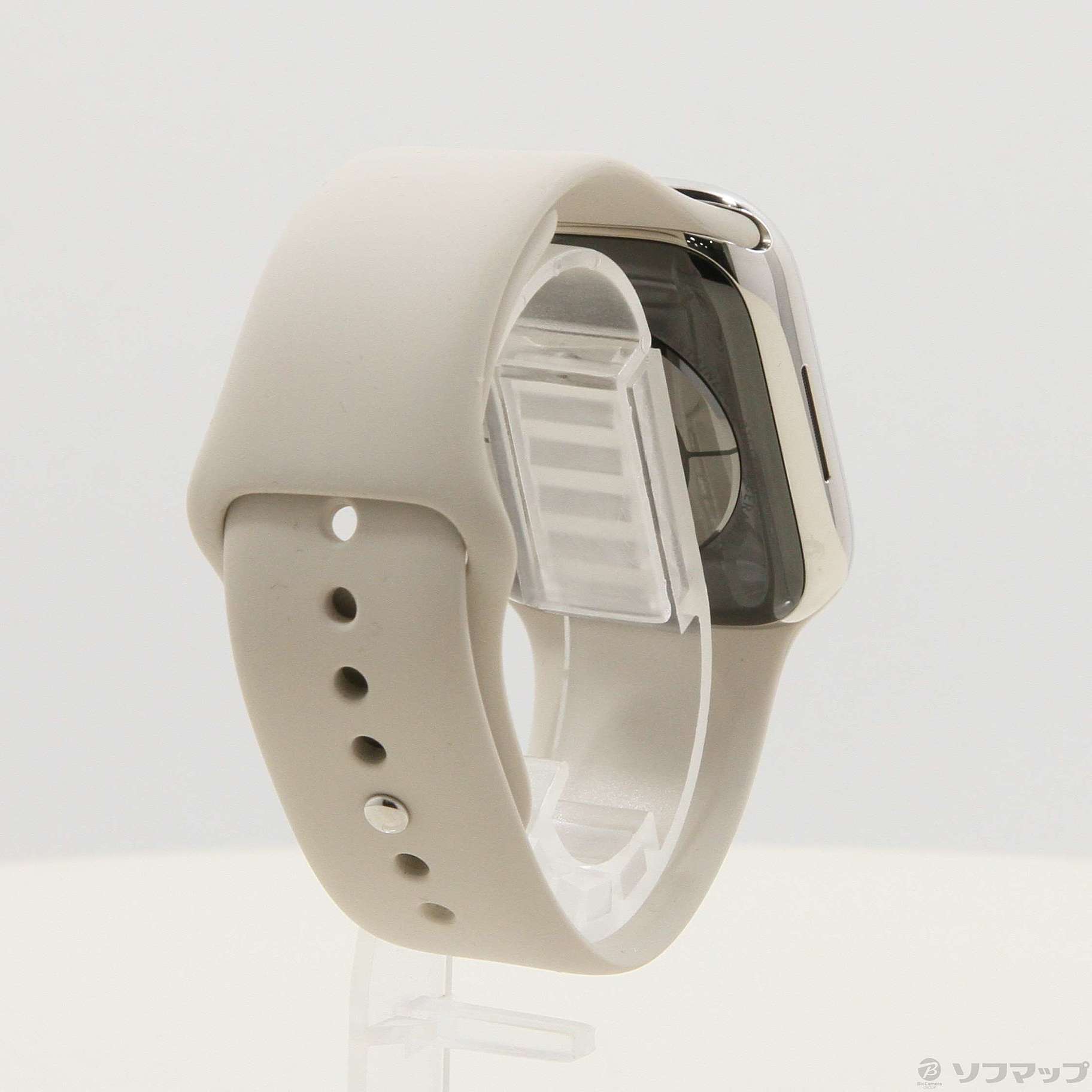 中古】Apple Watch Series 7 GPS + Cellular 45mm シルバーステンレススチールケース スターライトスポーツバンド  [2133057225626] - リコレ！|ビックカメラグループ ソフマップの中古通販サイト