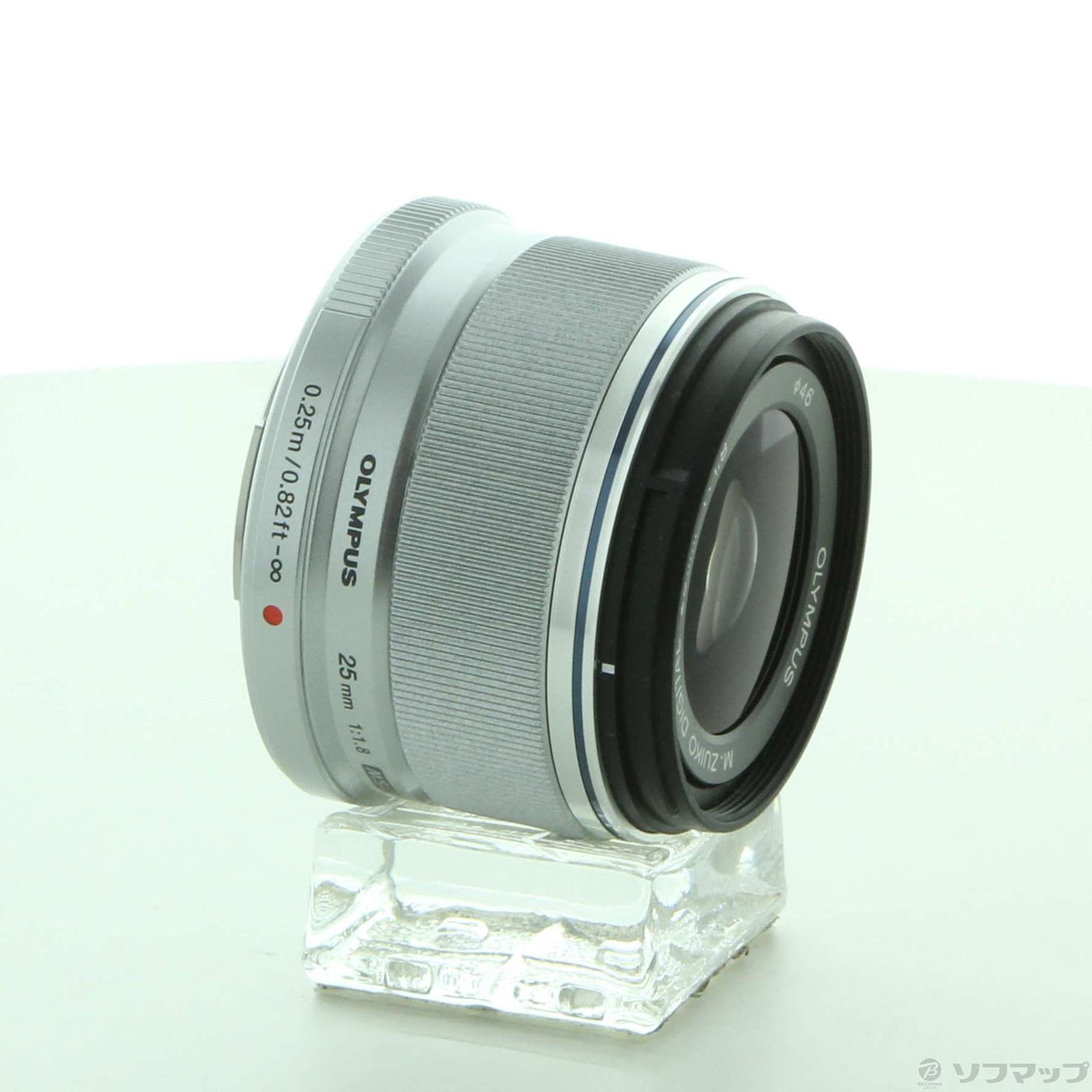 中古】M.ZUIKO DIGITAL 25mm F1.8 (レンズ／シルバー) (μ4／3