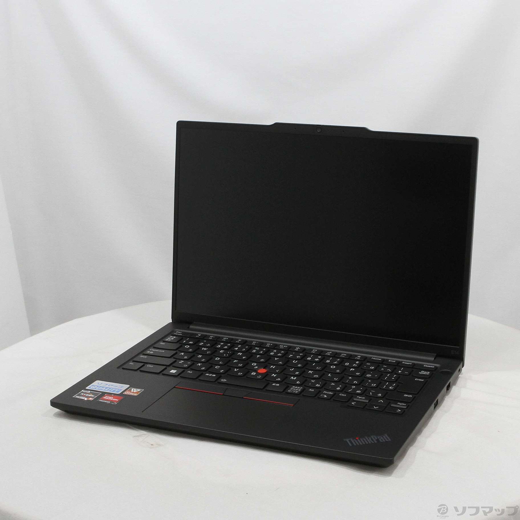 〔中古品〕 ThinkPad E14 Gen 5 21JR000JJP ブラック ［Ryzen-5-7530U (2GHz)／16GB／SSD512GB／14インチ］