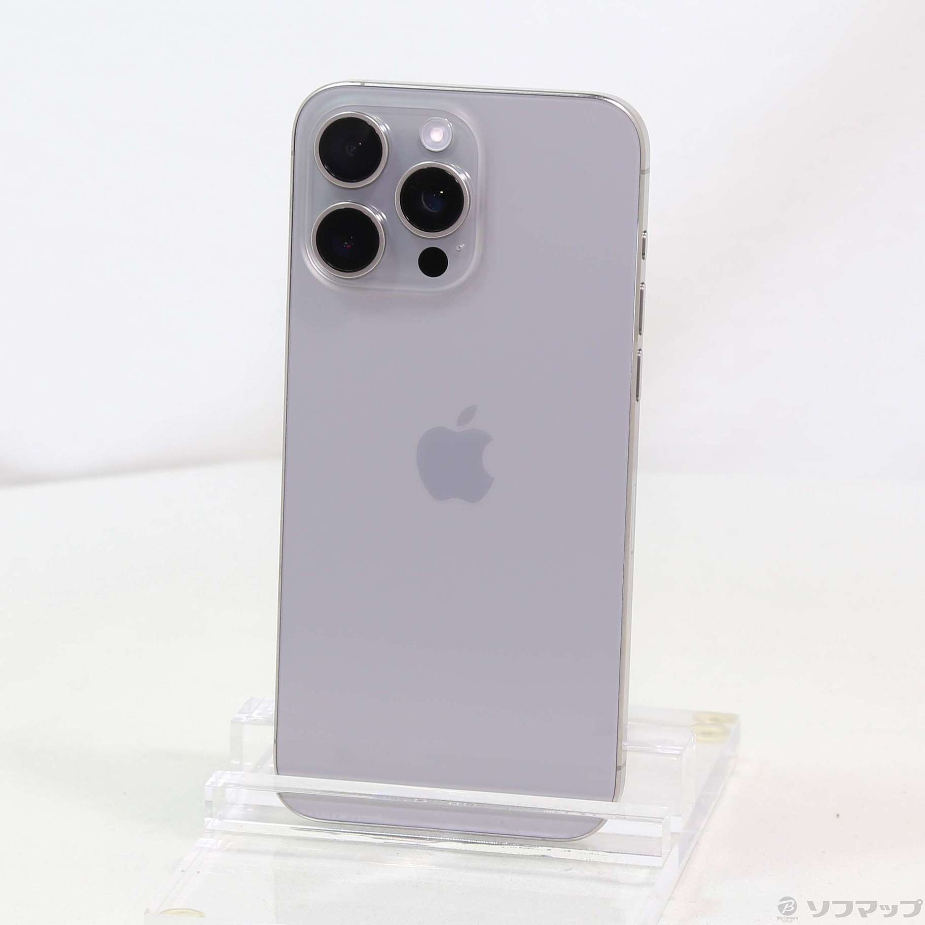 中古】iPhone15 Pro Max 256GB ナチュラルチタニウム MU6R3J／A SIM 