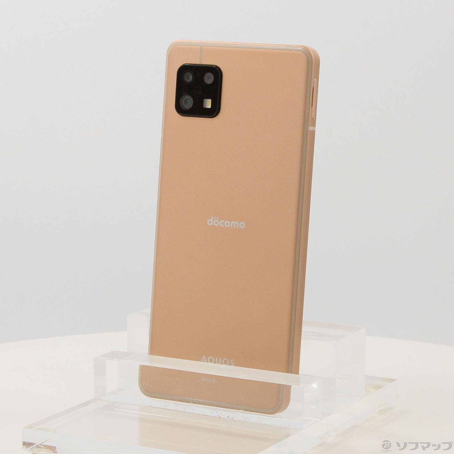 中古】AQUOS sense6 64GB ライトカッパー SH-54B docomo SIMフリー