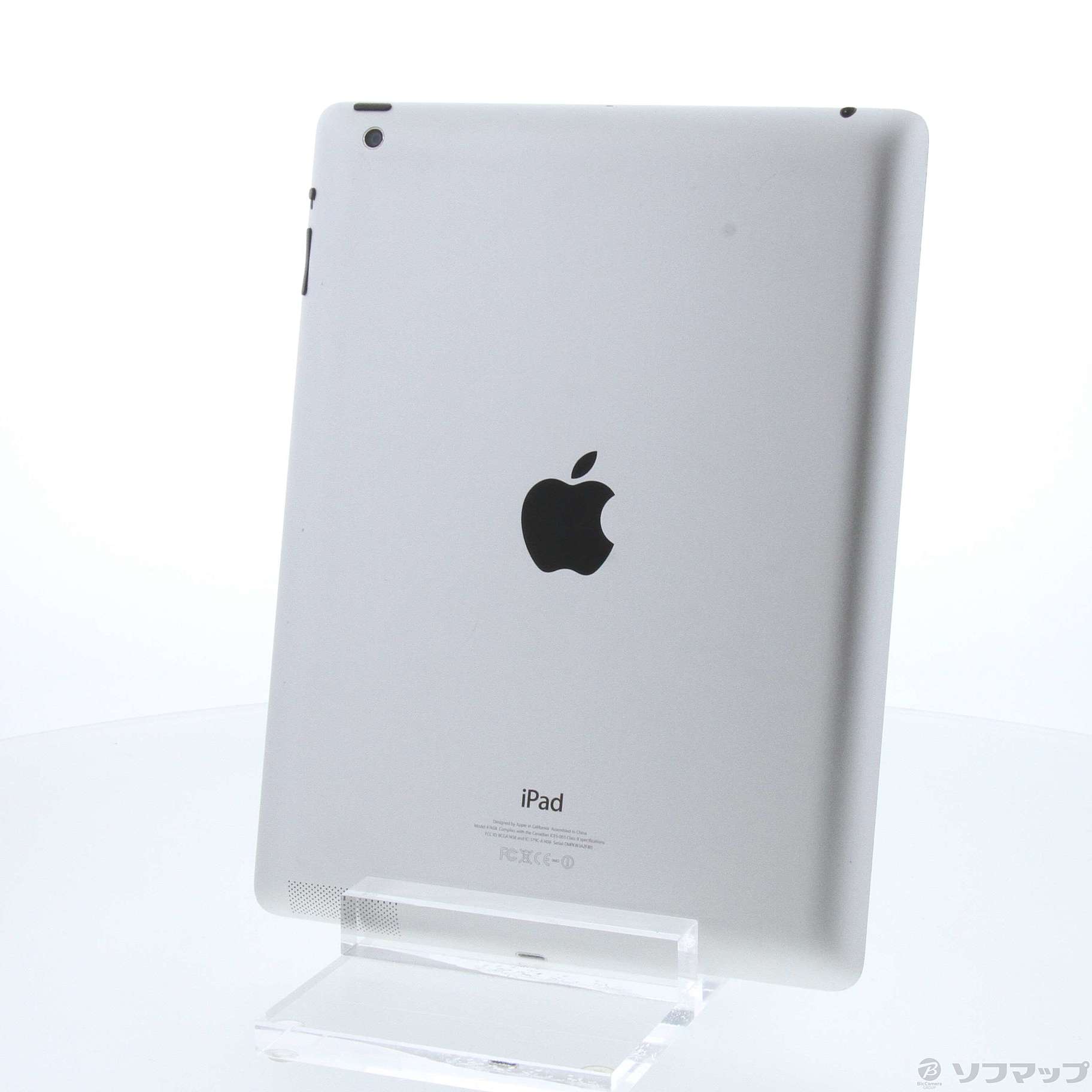 中古】発掘市 iPad 第4世代 16GB ホワイト MD513J／A Wi-Fi