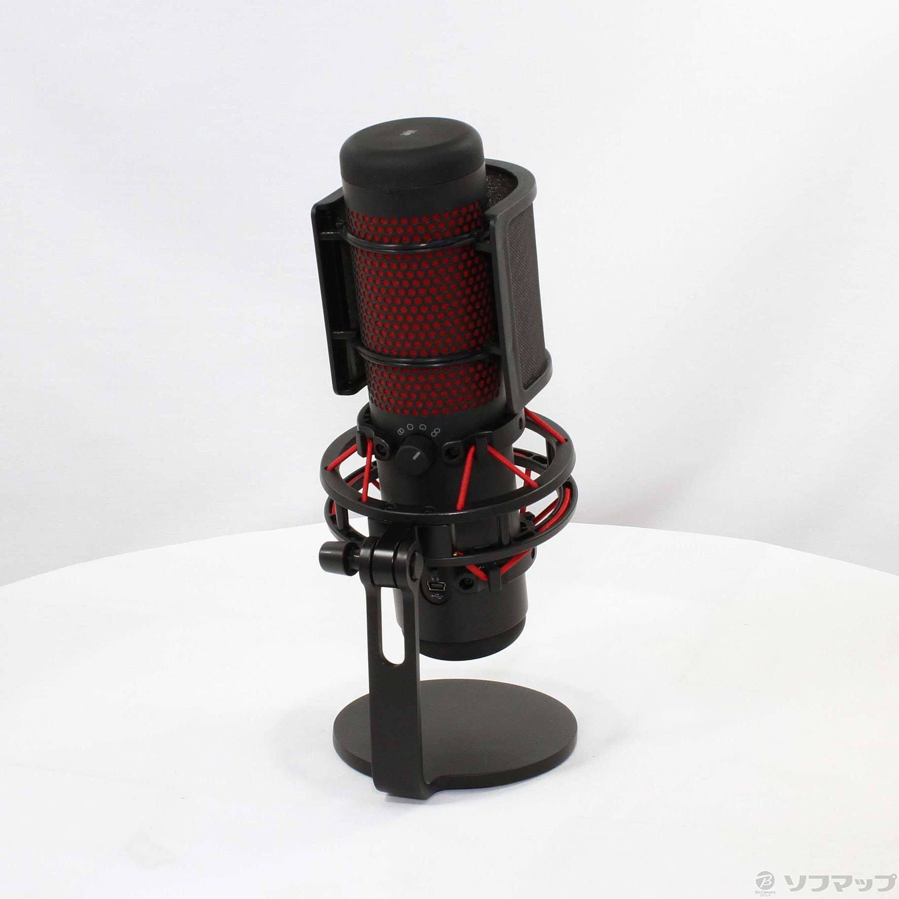 中古】HyperX QuadCast スタンドアロンマイク HX-MICQC-BK