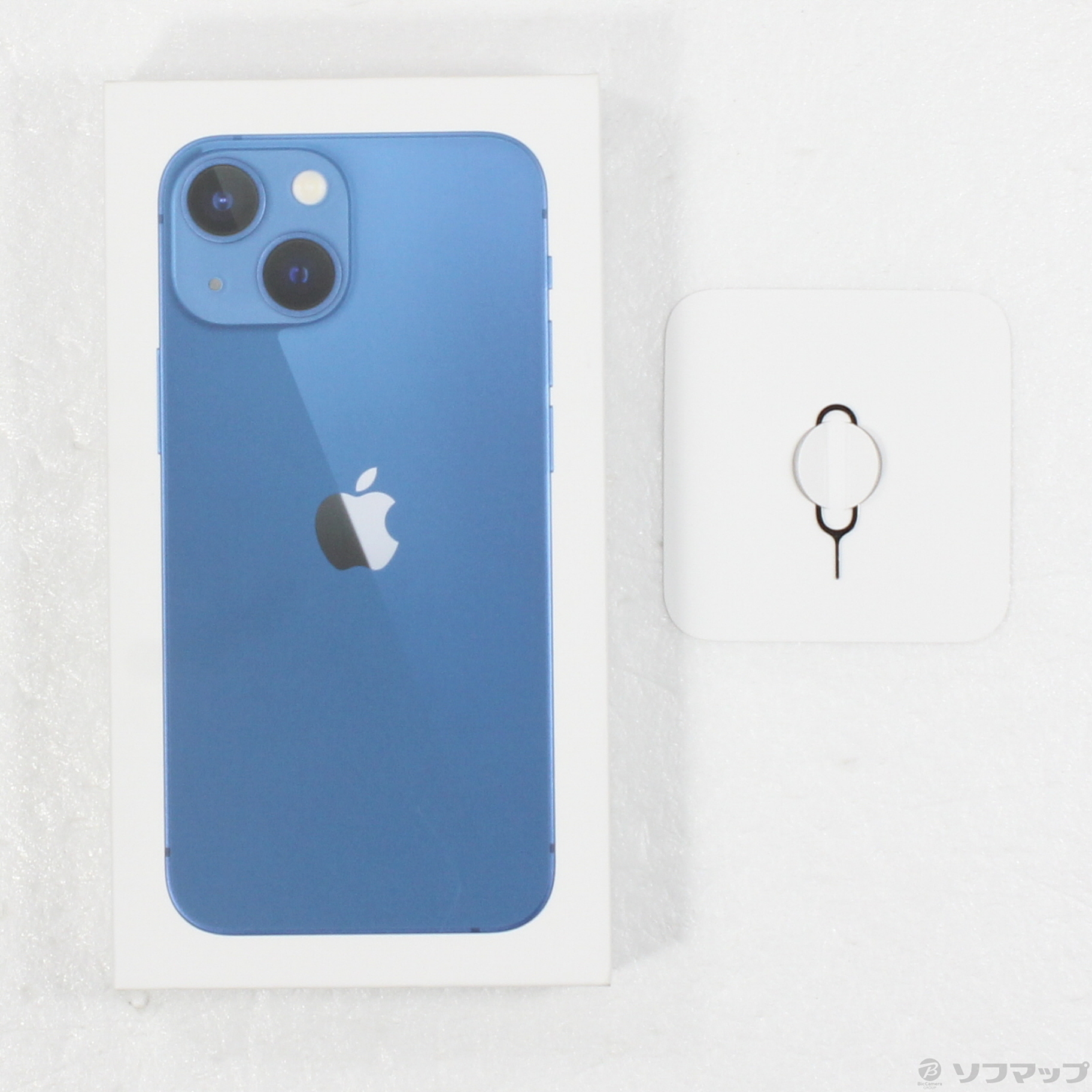 中古】iPhone13 mini 128GB ブルー MLJH3J／A SIMフリー