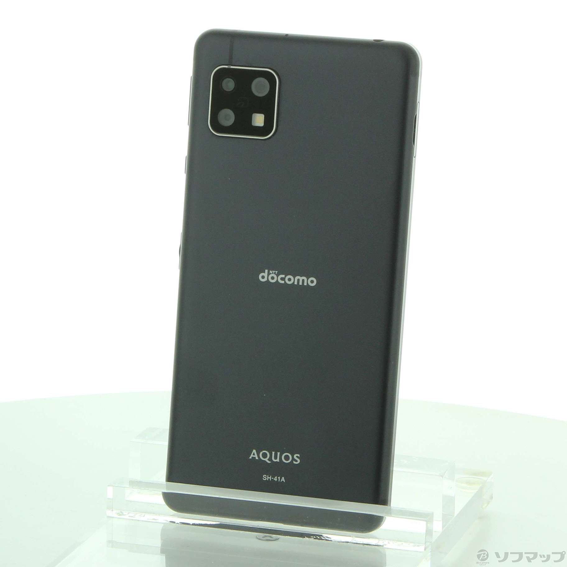 中古】AQUOS sense4 64GB ブラック SH-41A docomoロック解除SIM