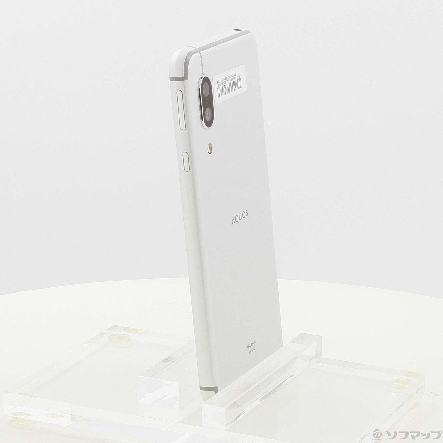 中古】〔展示品〕 AQUOS sense3 64GB シルバーホワイト SH-M12 SIMフリー [2133057348547] -  リコレ！|ビックカメラグループ ソフマップの中古通販サイト