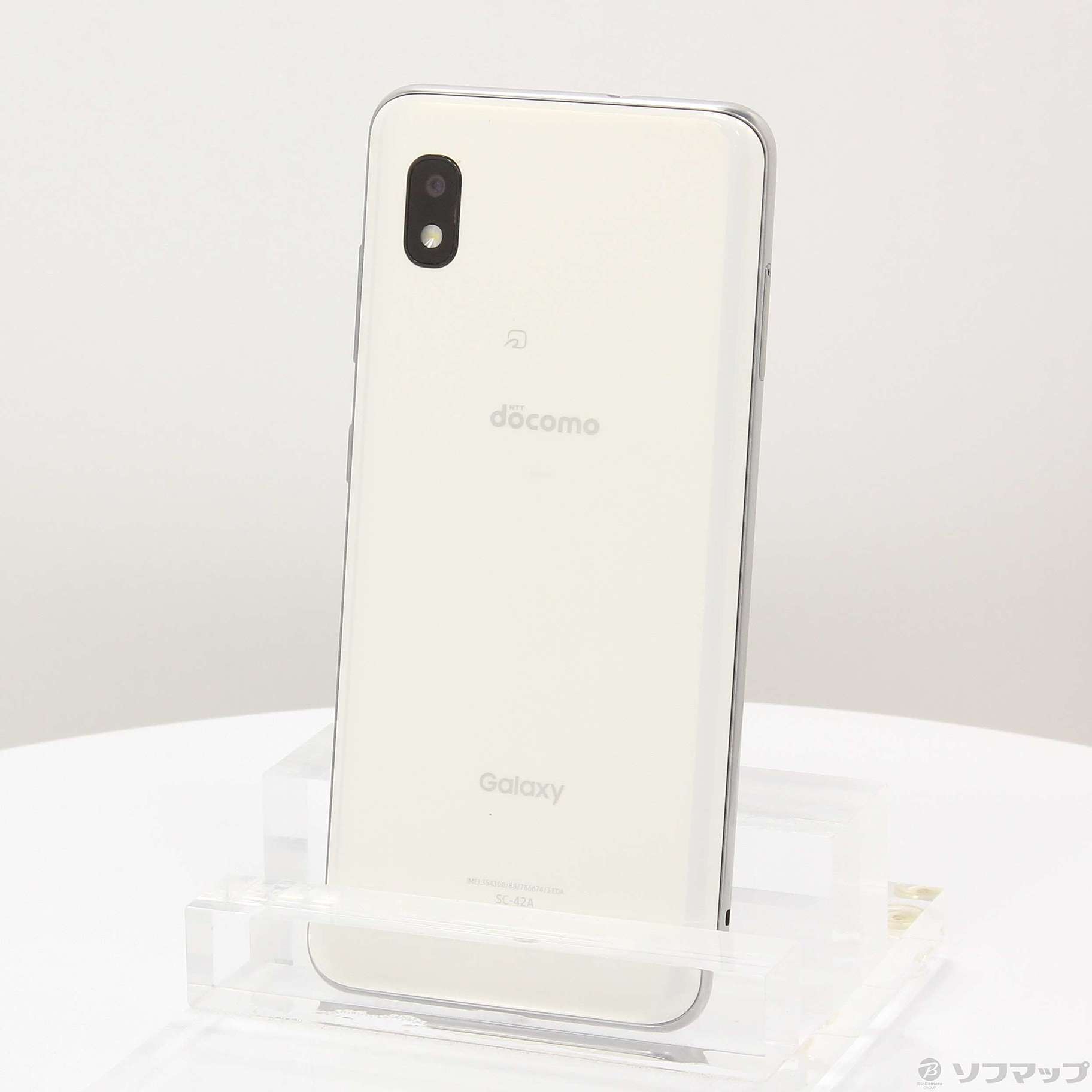 SAMSUNG - SAMSUNG Galaxy A21 SC-42A ホワイト ④ 中古】GALAXY A21 64GB ホワイト SC-42A docomoロック解除SIM