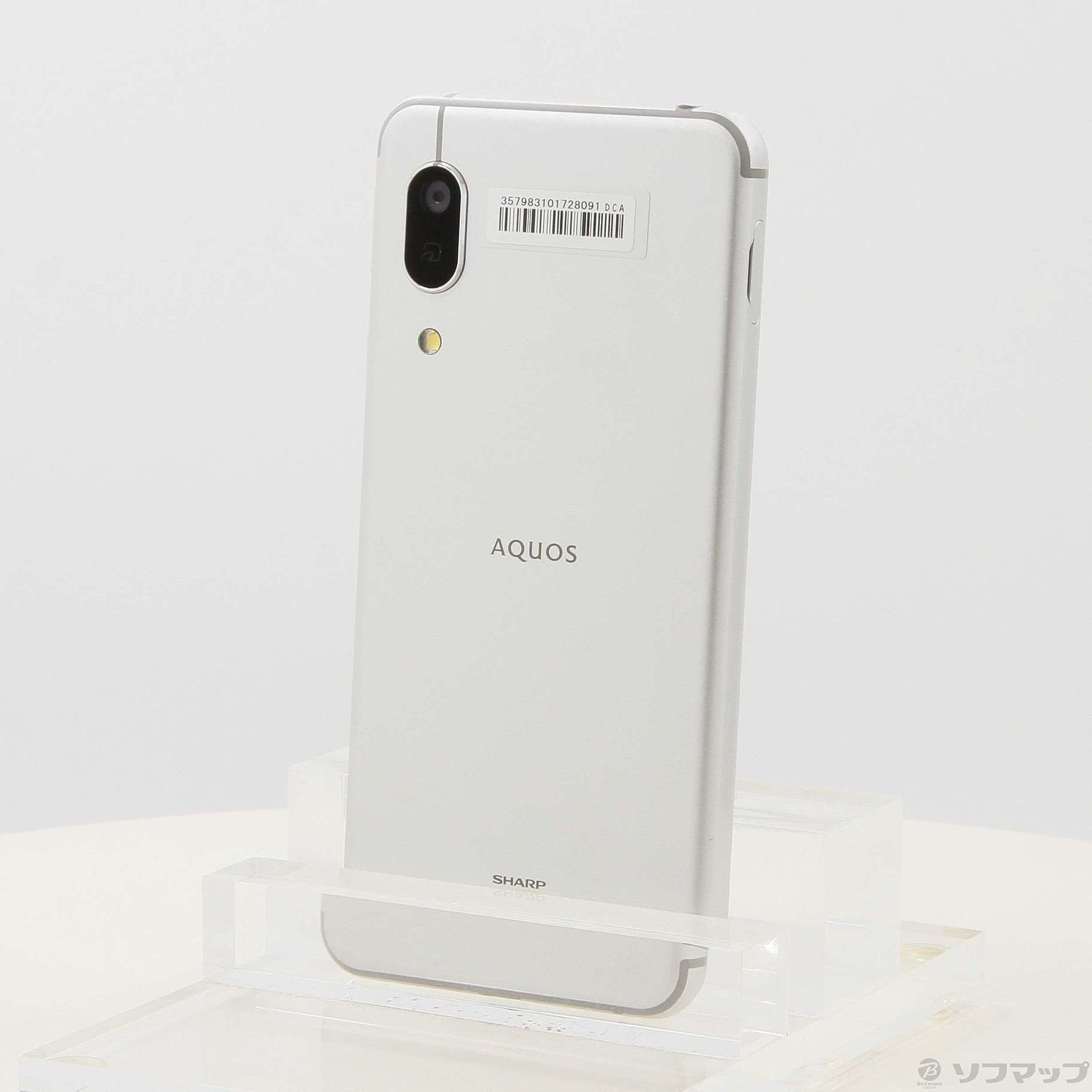SH-02M AQUOS sense3 シルバーホワイト SIMフリー 本体 ドコモ スマホ シャープ  sh02mw7mtm ムスビー｜docomo AQUOS sense3 SH-02M シルバーホワイト 986AQUOS