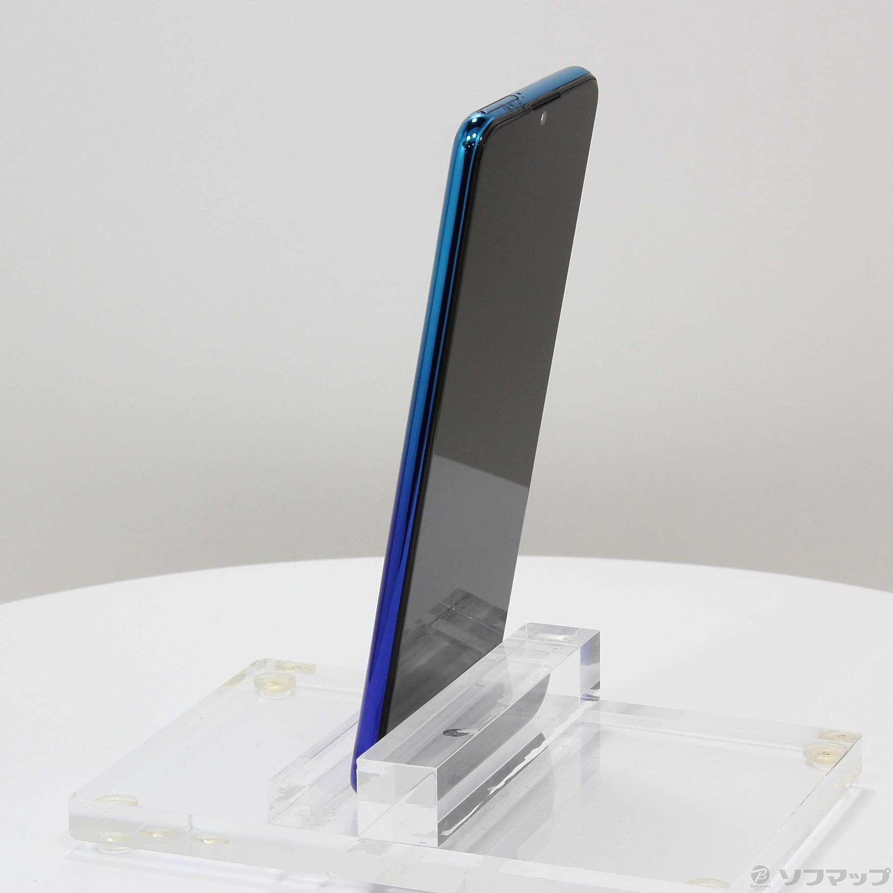 中古】HUAWEI nova lite3 32GB オーロラブルー HWU35 UQ mobile SIM