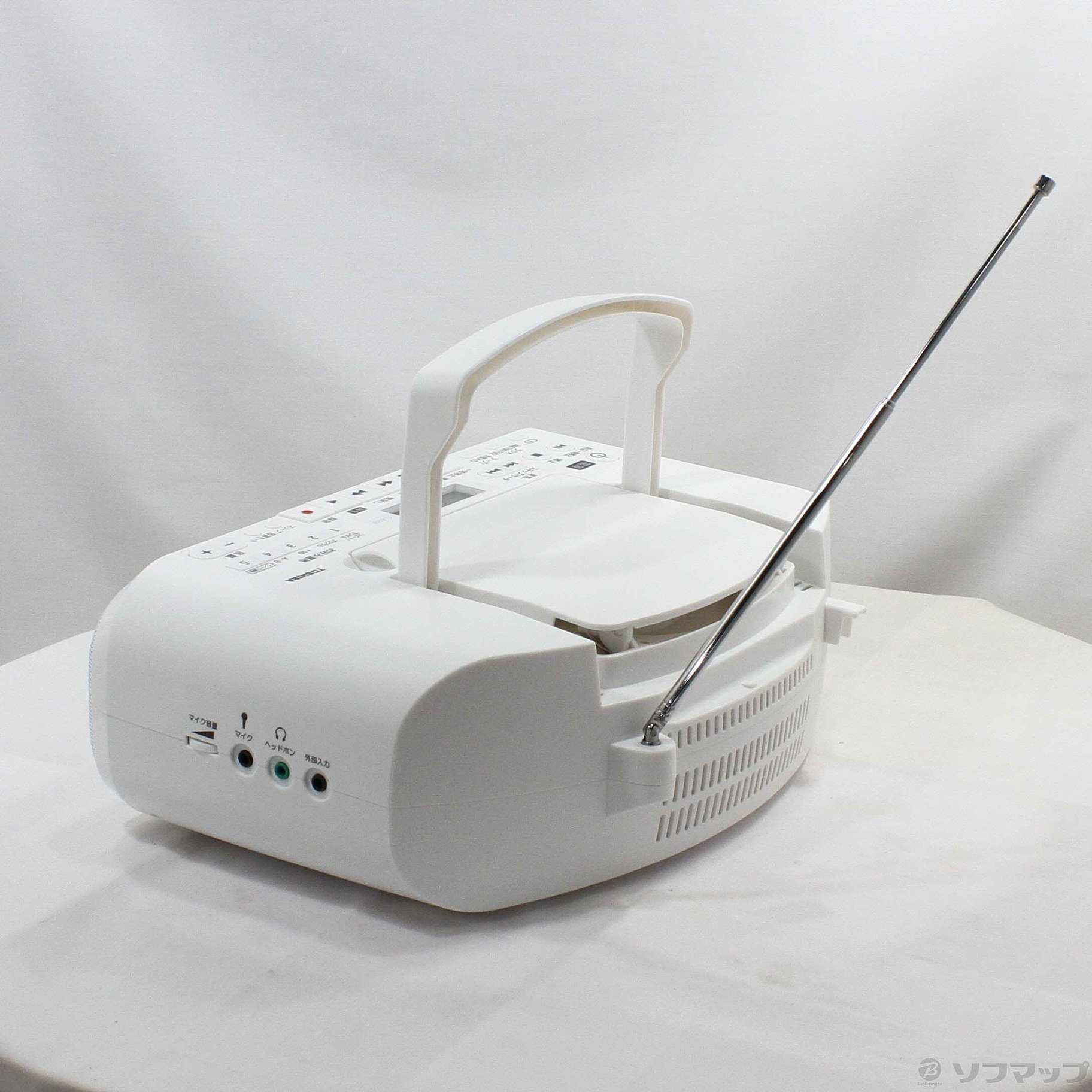 中古】〔展示品〕 AUREX CDラジカセ TY-CDS9(W) ホワイト