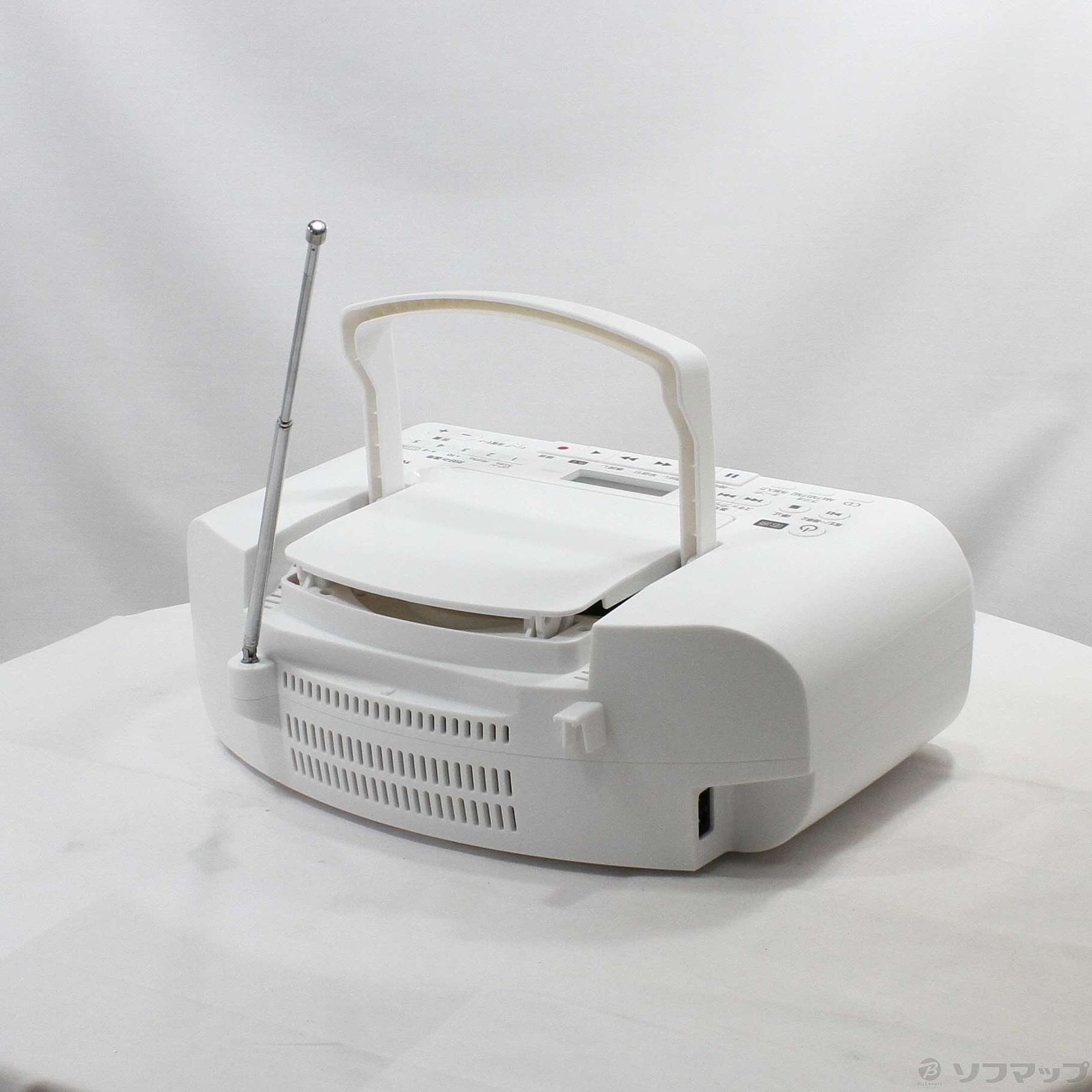 中古】〔展示品〕 AUREX CDラジカセ TY-CDS9(W) ホワイト