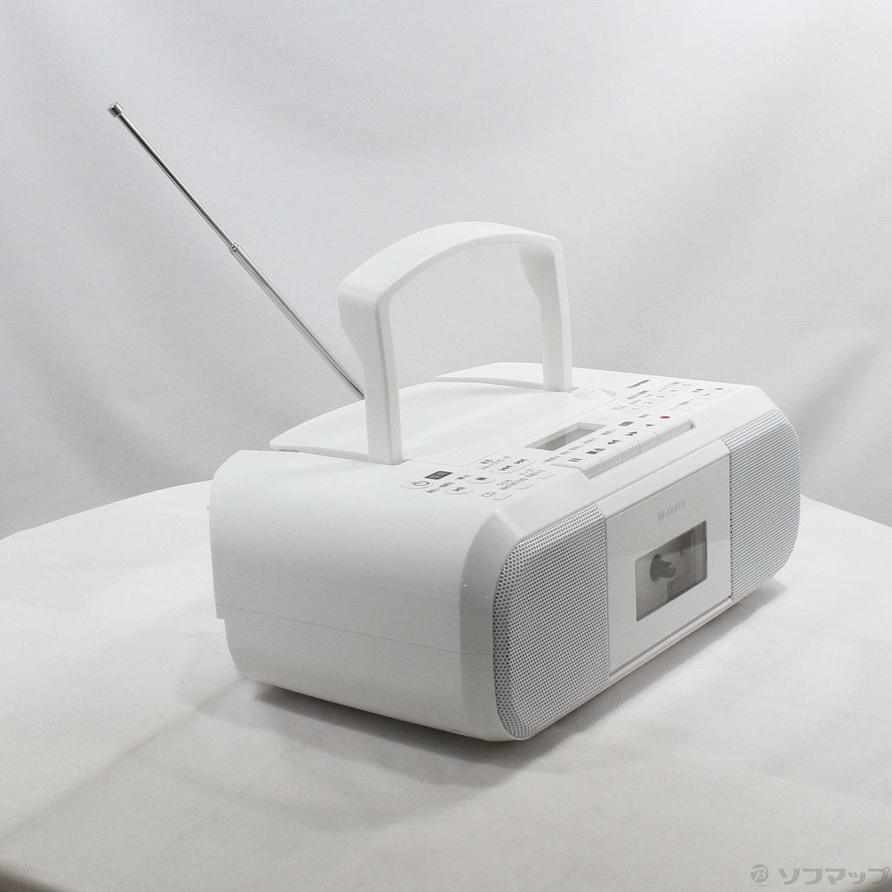中古】〔展示品〕 AUREX CDラジカセ TY-CDS9(W) ホワイト