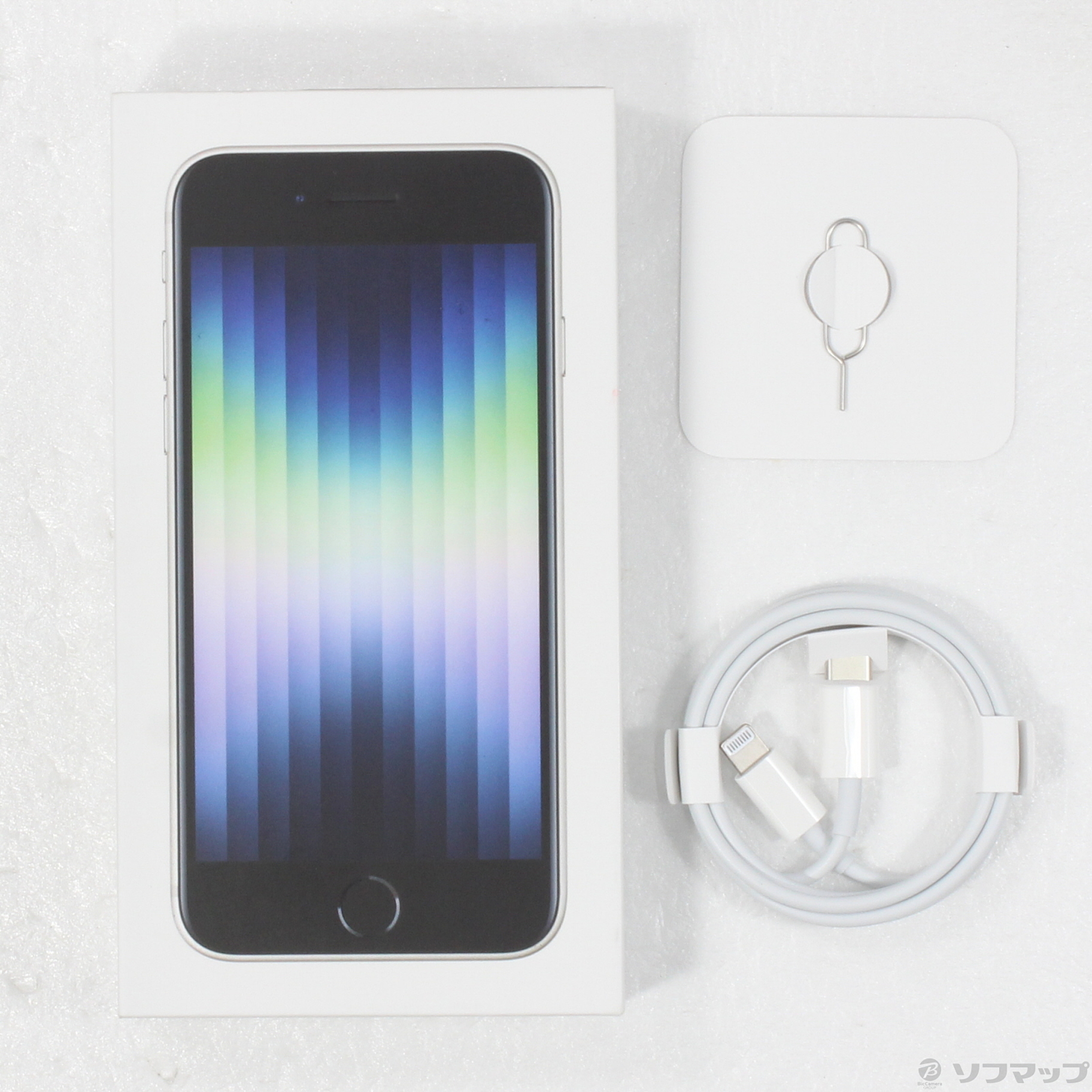 中古】iPhone SE 第3世代 64GB スターライト MMYD3J／A SIMフリー [2133057415638] -  リコレ！|ビックカメラグループ ソフマップの中古通販サイト