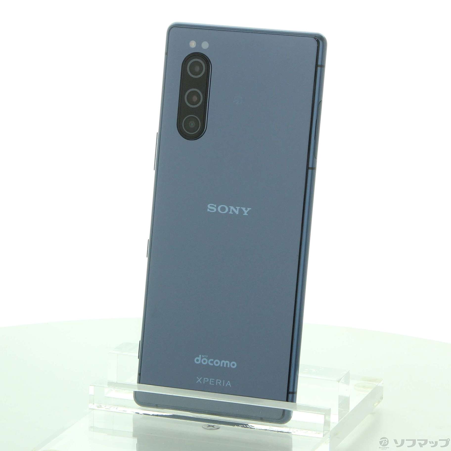 中古】Xperia 5 64GB ブルー SO-01M docomoロック解除SIMフリー  