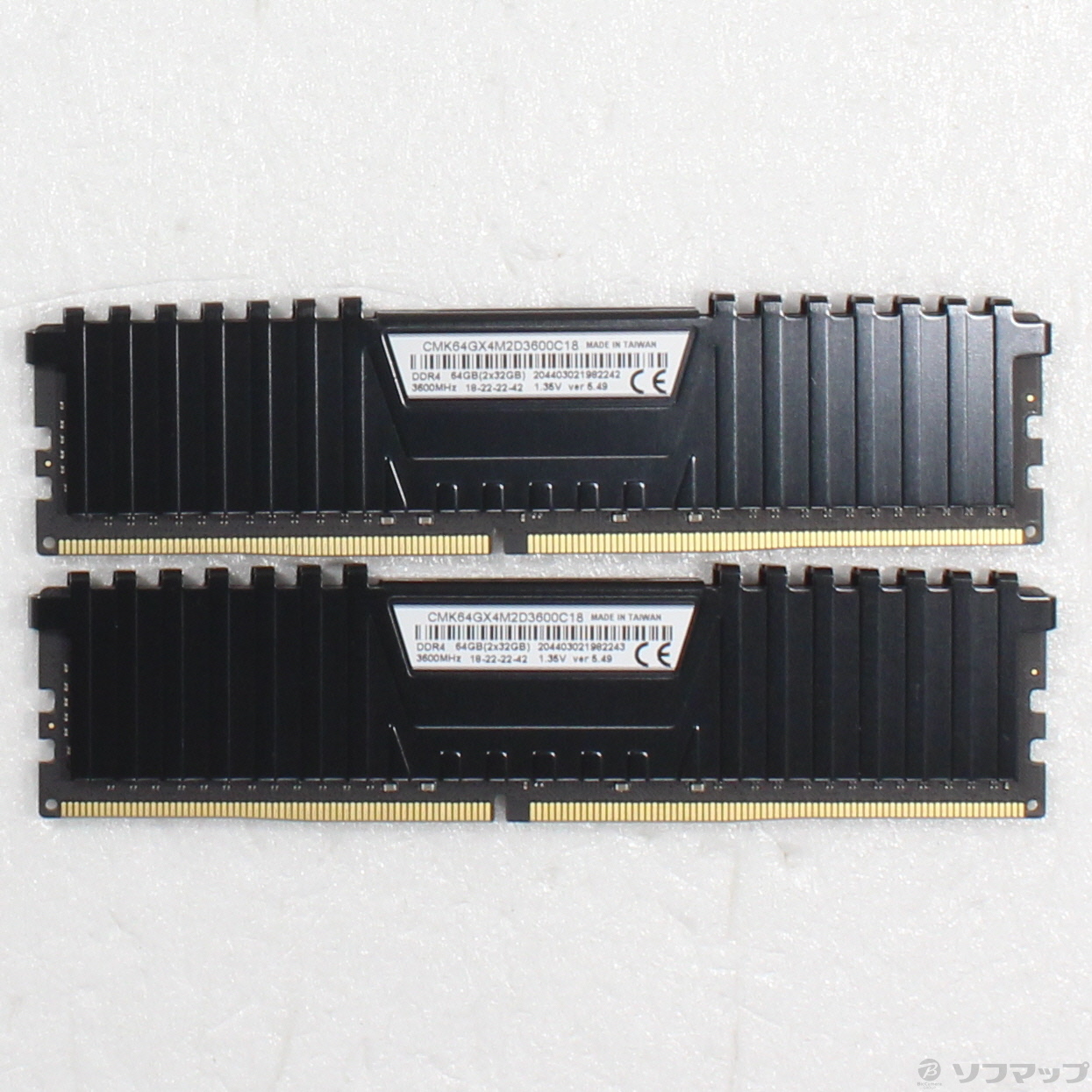 中古】CMK64GX4M2D3600C18 64GB 32GB×2枚組 [2133057448841