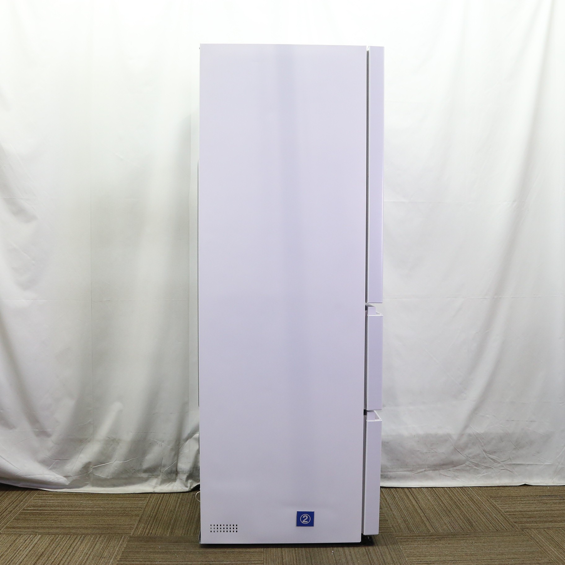 中古】〔展示品〕 冷蔵庫 Vタイプ ピュアホワイト R-V38TV-W ［幅60cm 