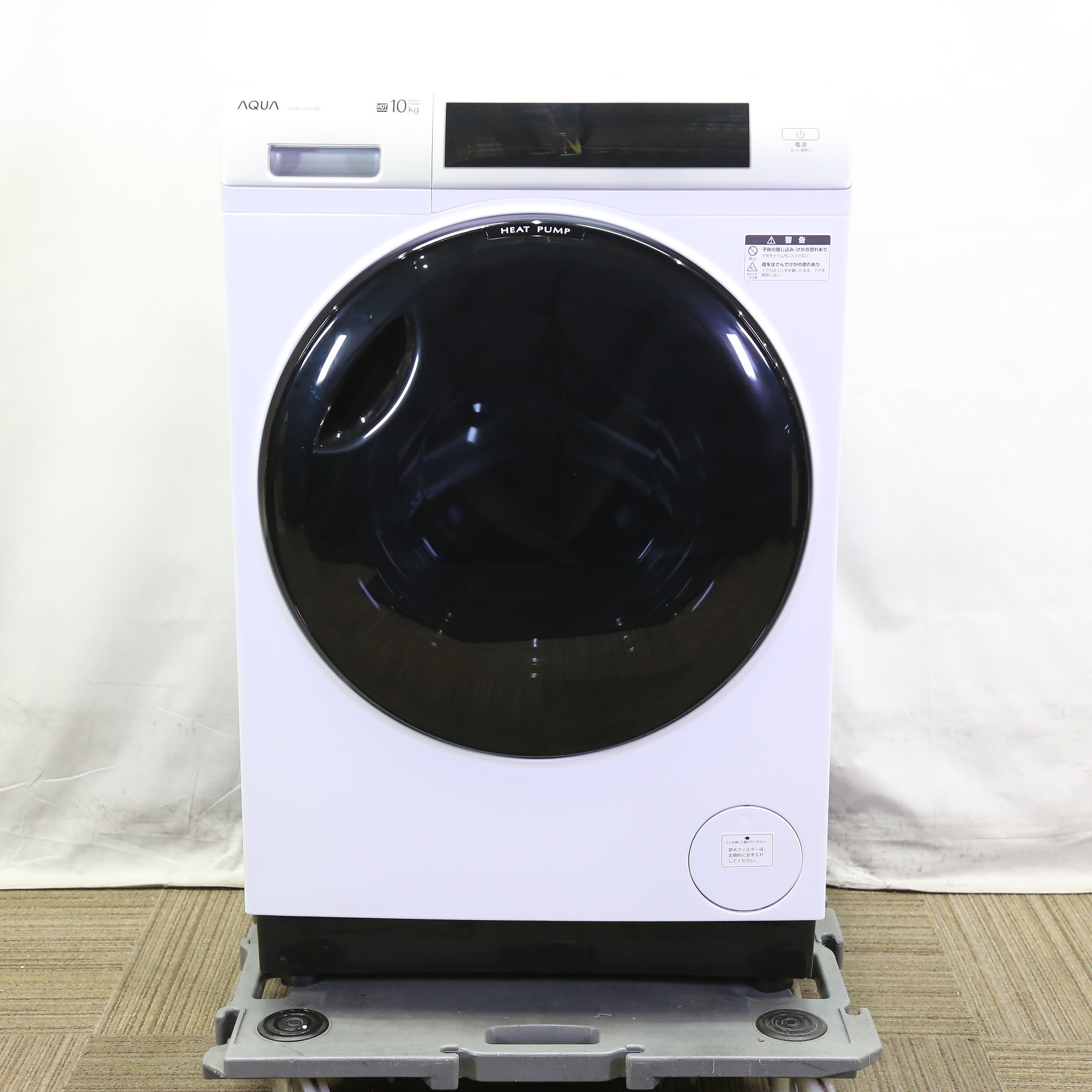 中古】〔中古品〕 ドラム式洗濯乾燥機 ホワイト AQW-D10P-R(W) ［洗濯 