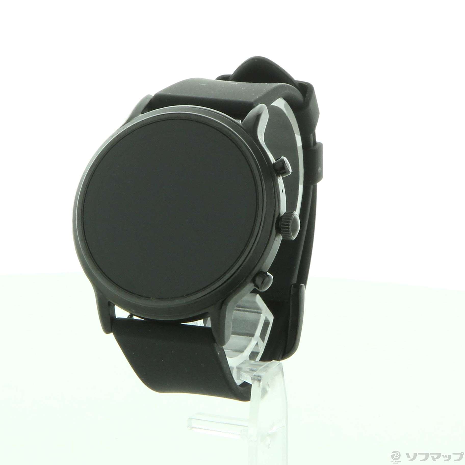 中古品〕 FOSSIL THE CARLYLE HR ブラック FTW4025｜の通販は 