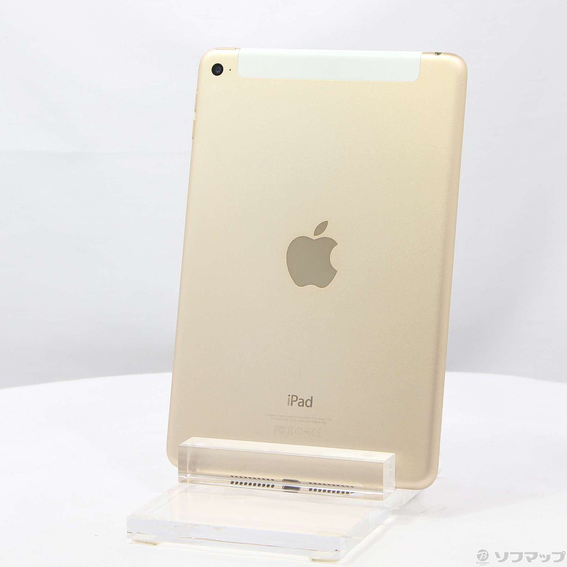 Apple iPad mini 4 ゴールド 16GB docomo docomo iPad mini4 16GB ゴールドWi-Fi+Cellular A1550【S-1017】