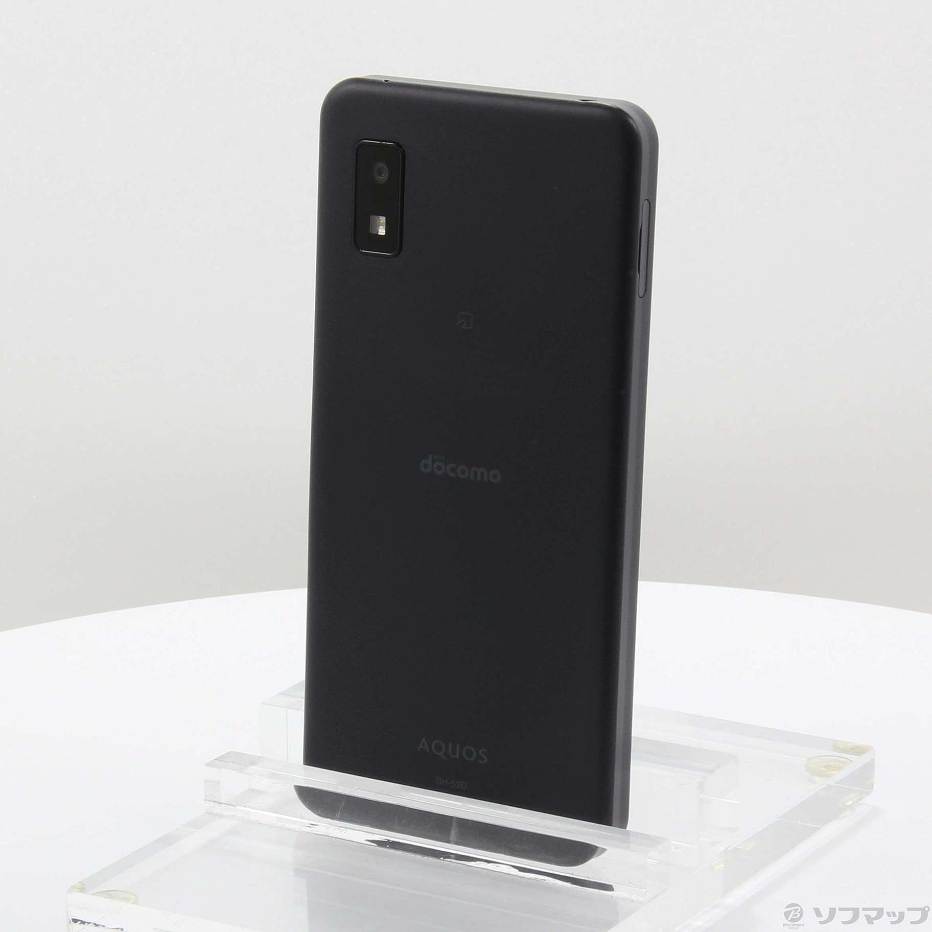 中古】AQUOS wish3 64GB ブラック SH-53D docomo SIMフリー