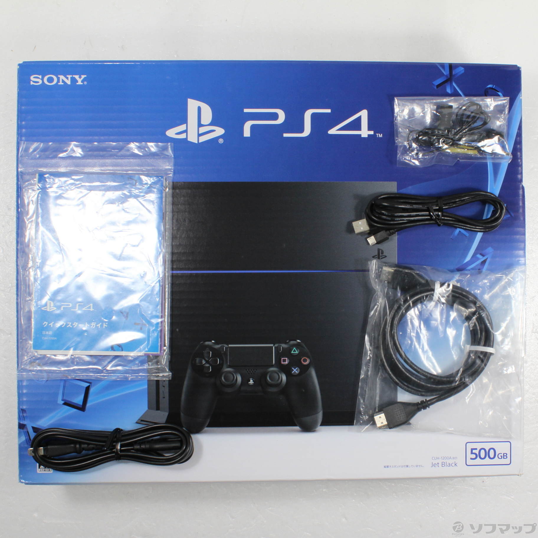 中古】PlayStation 4 ジェットブラック CUH-1200AB [2133057487604] - リコレ！|ビックカメラグループ  ソフマップの中古通販サイト