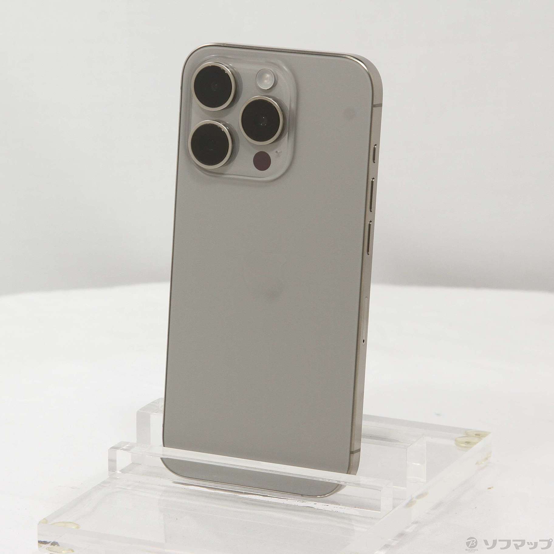 中古】iPhone15 Pro 128GB ナチュラルチタニウム MTU93J／A SIMフリー 