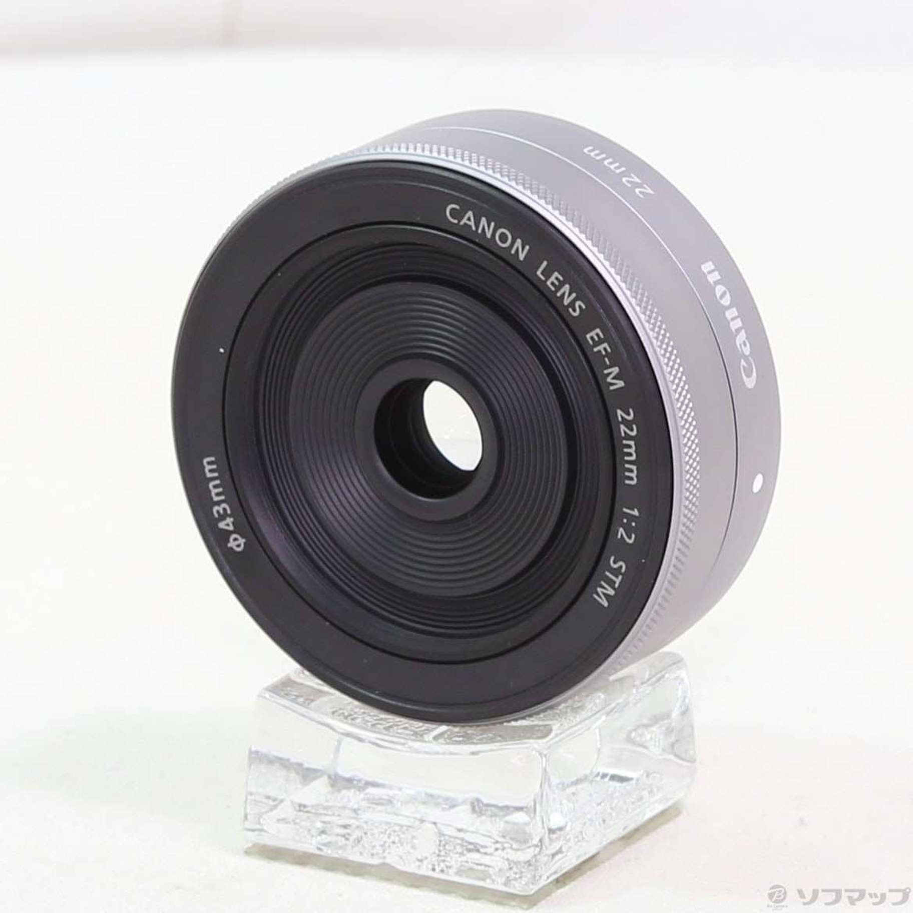 中古】EF-M 22mm F2 STM シルバー (レンズ)(CANON Mマウント 