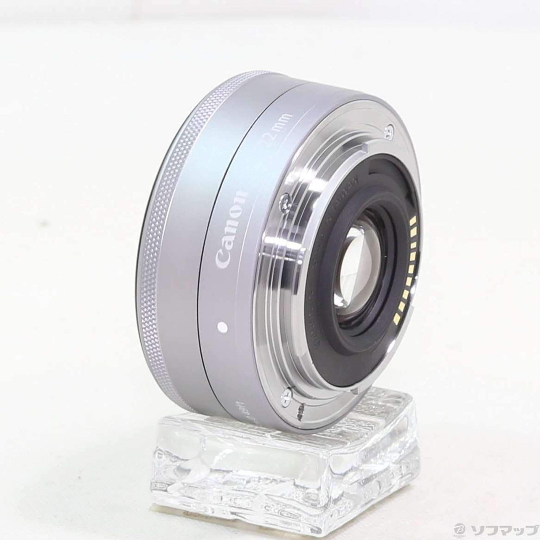 中古】EF-M 22mm F2 STM シルバー (レンズ)(CANON Mマウント 