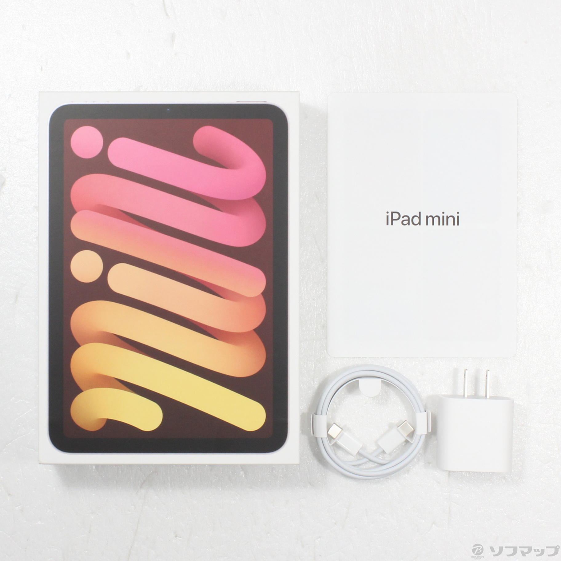 中古】iPad mini 第6世代 64GB ピンク MLWL3J／A Wi-Fi [2133057511439 