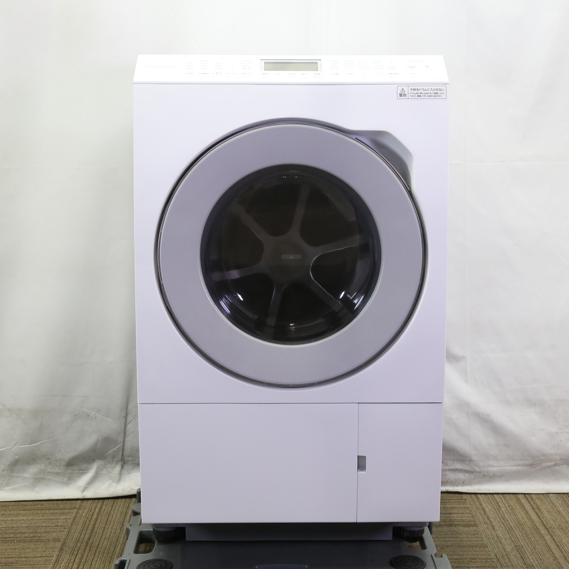 〔中古品〕 ドラム式洗濯乾燥機 LXシリーズ マットホワイト NA-LX127CL-W ［洗濯12.0kg ／乾燥6.0kg ／ヒートポンプ乾燥  ／左開き］