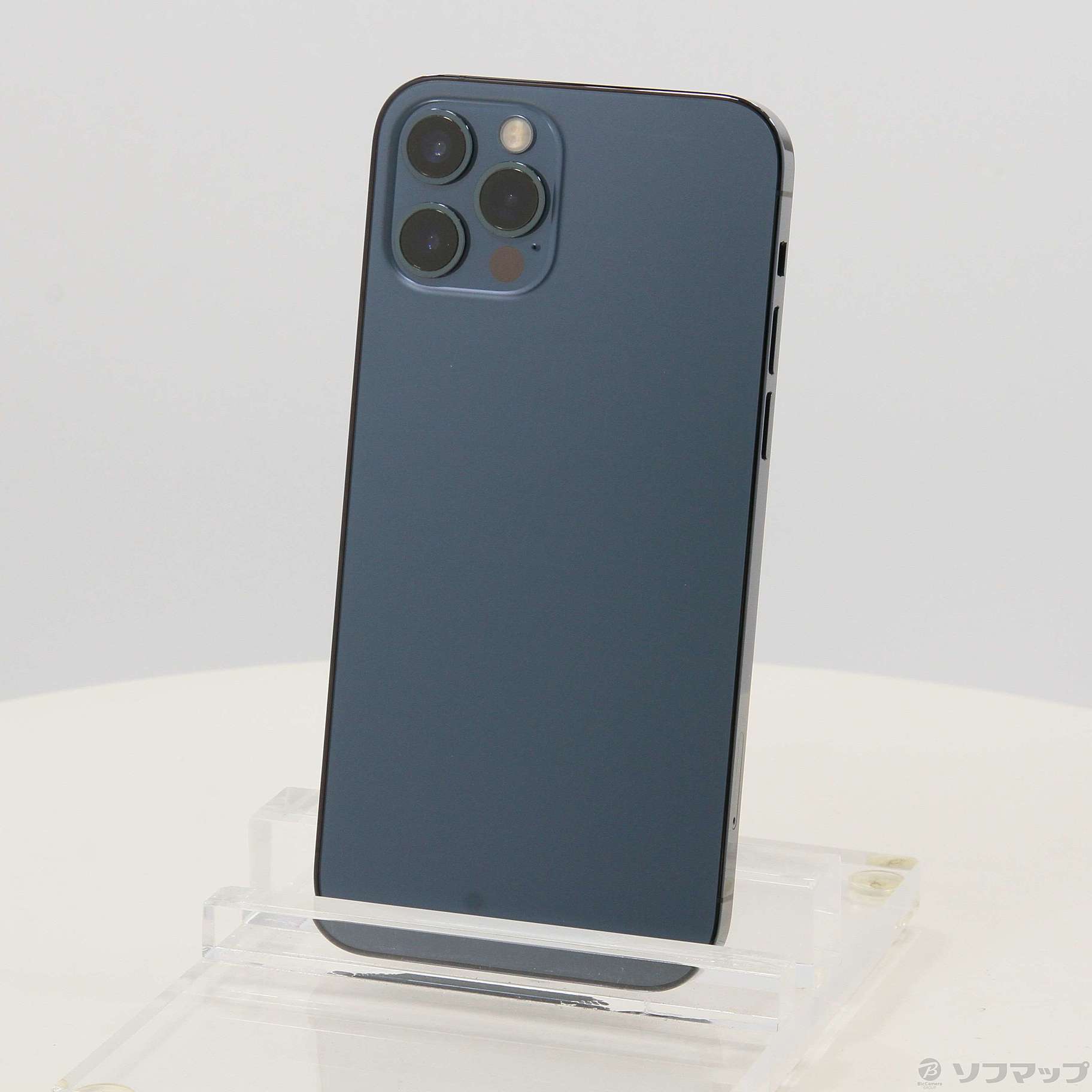 中古】iPhone12 Pro 256GB パシフィックブルー MGMD3J／A SIMフリー  