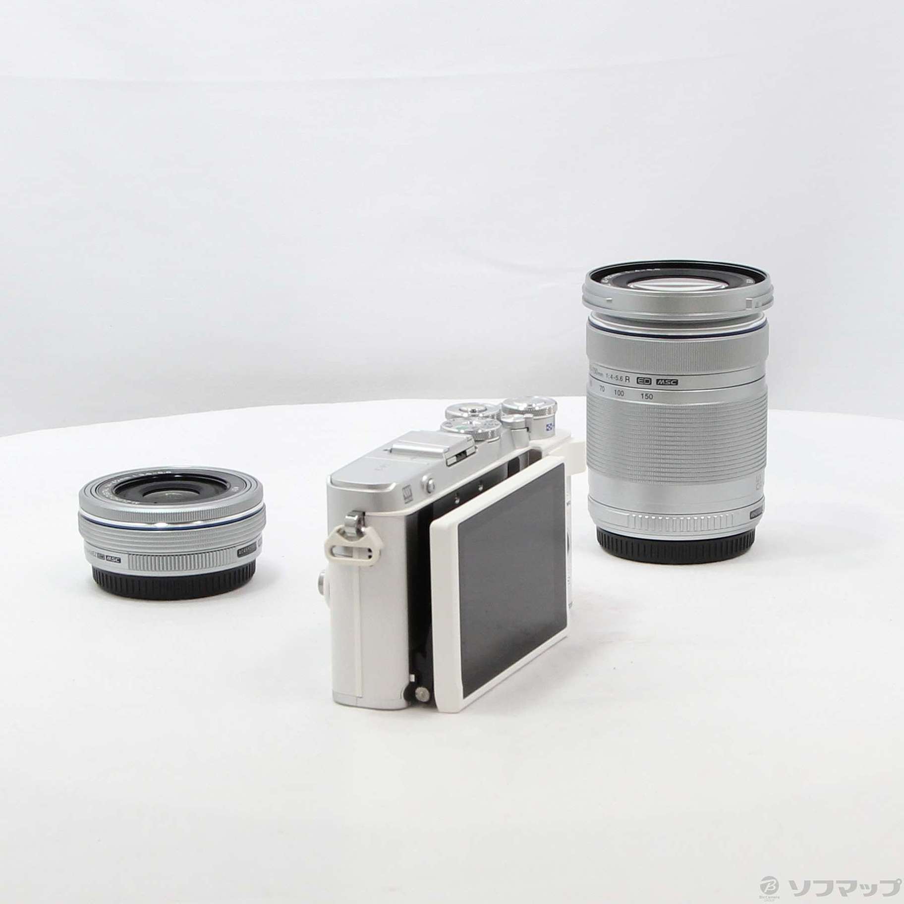 中古】OLYMPUS PEN E-P7 EZダブルズームキット ホワイト